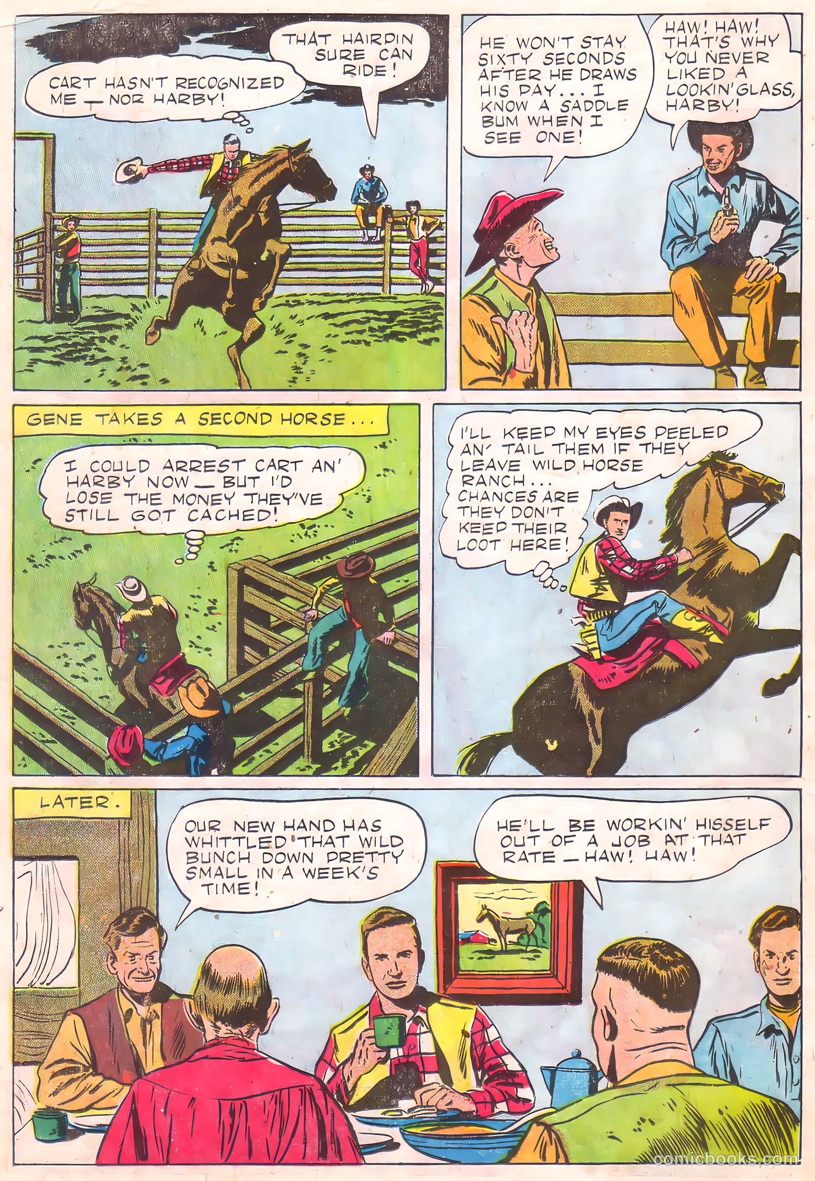 Gene Autry Comics #27 — page 18 of 36