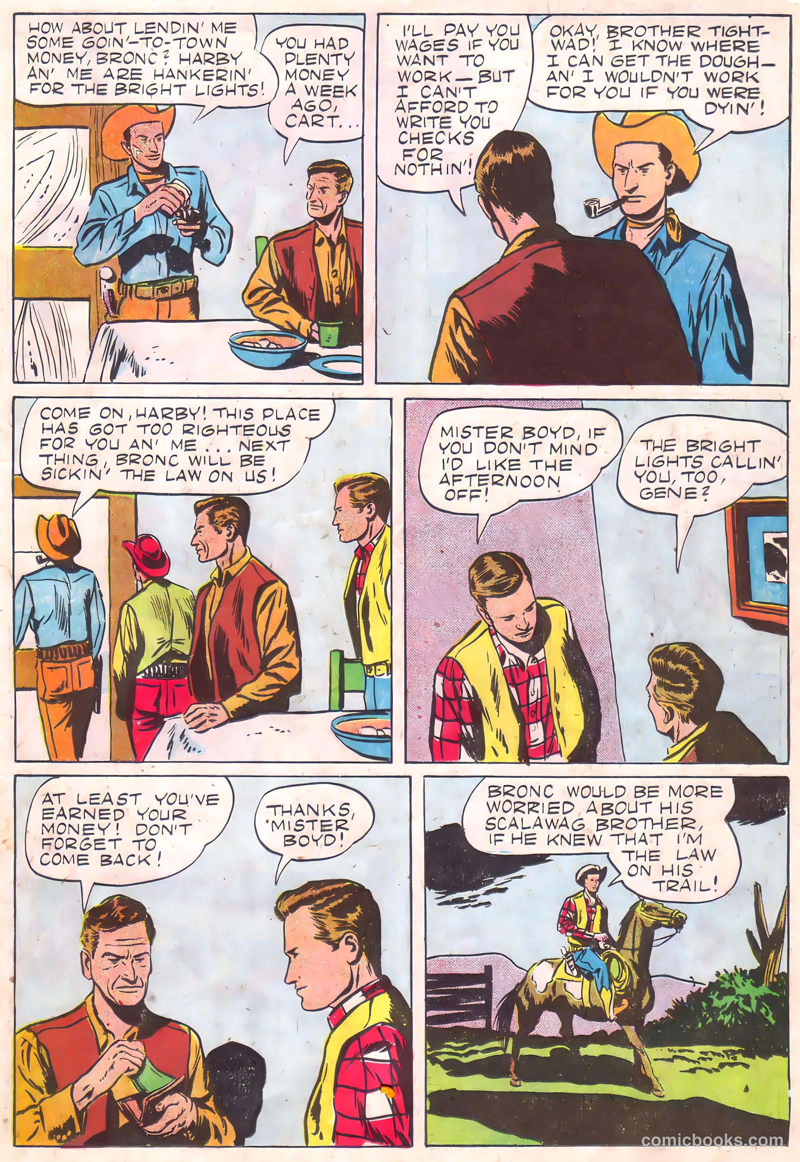 Gene Autry Comics #27 — page 19 of 36