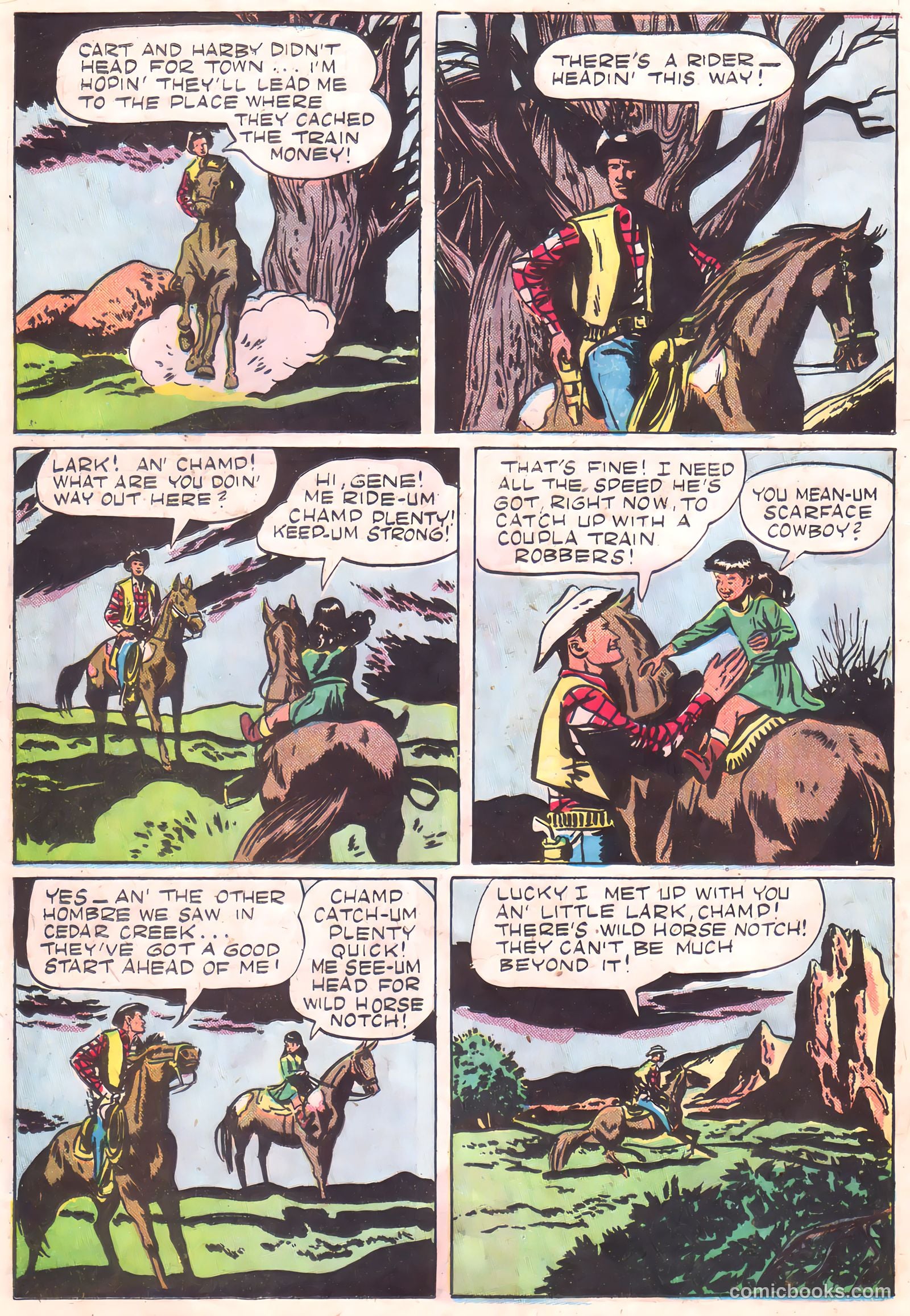 Gene Autry Comics #27 — page 20 of 36