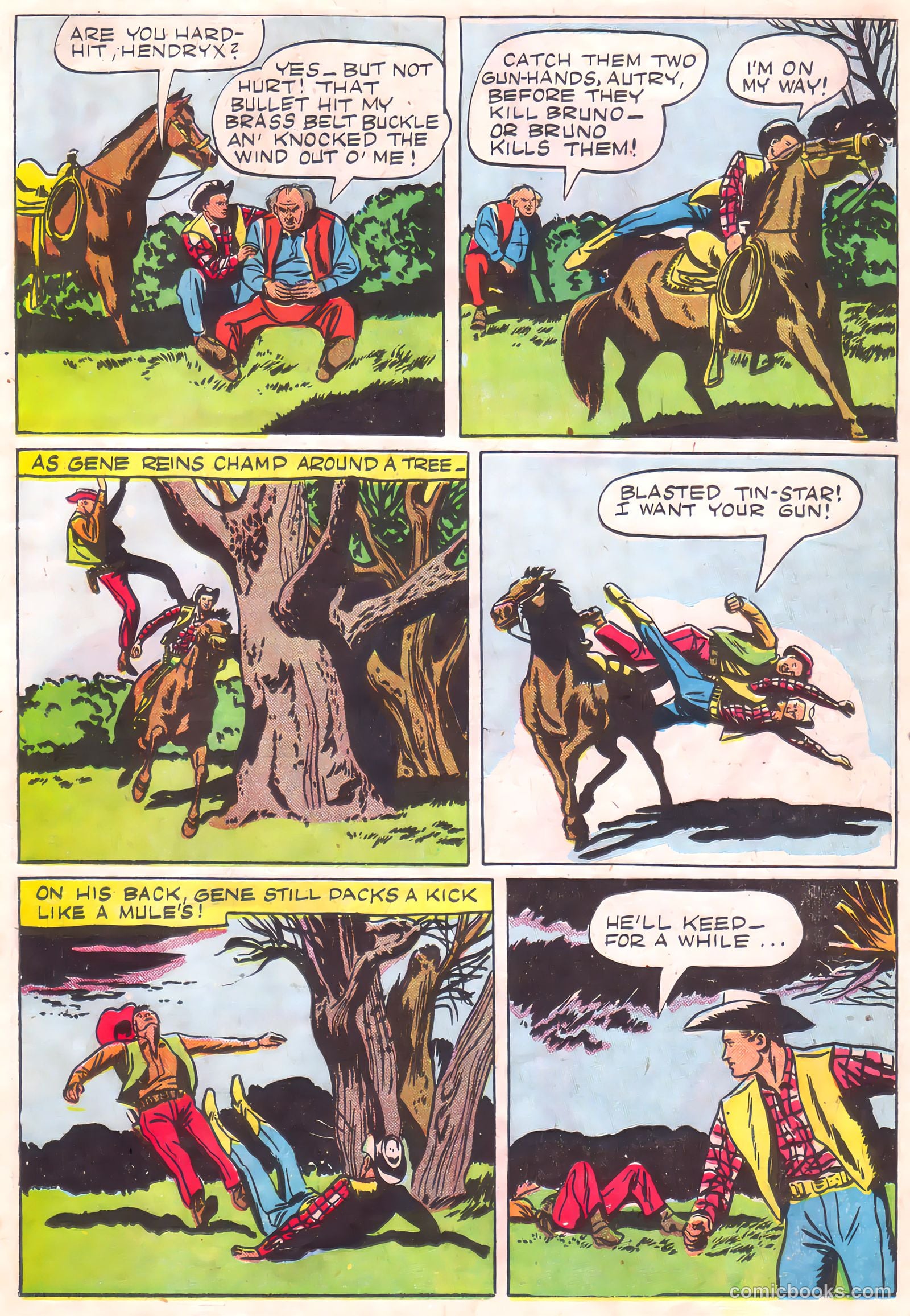 Gene Autry Comics #27 — page 23 of 36