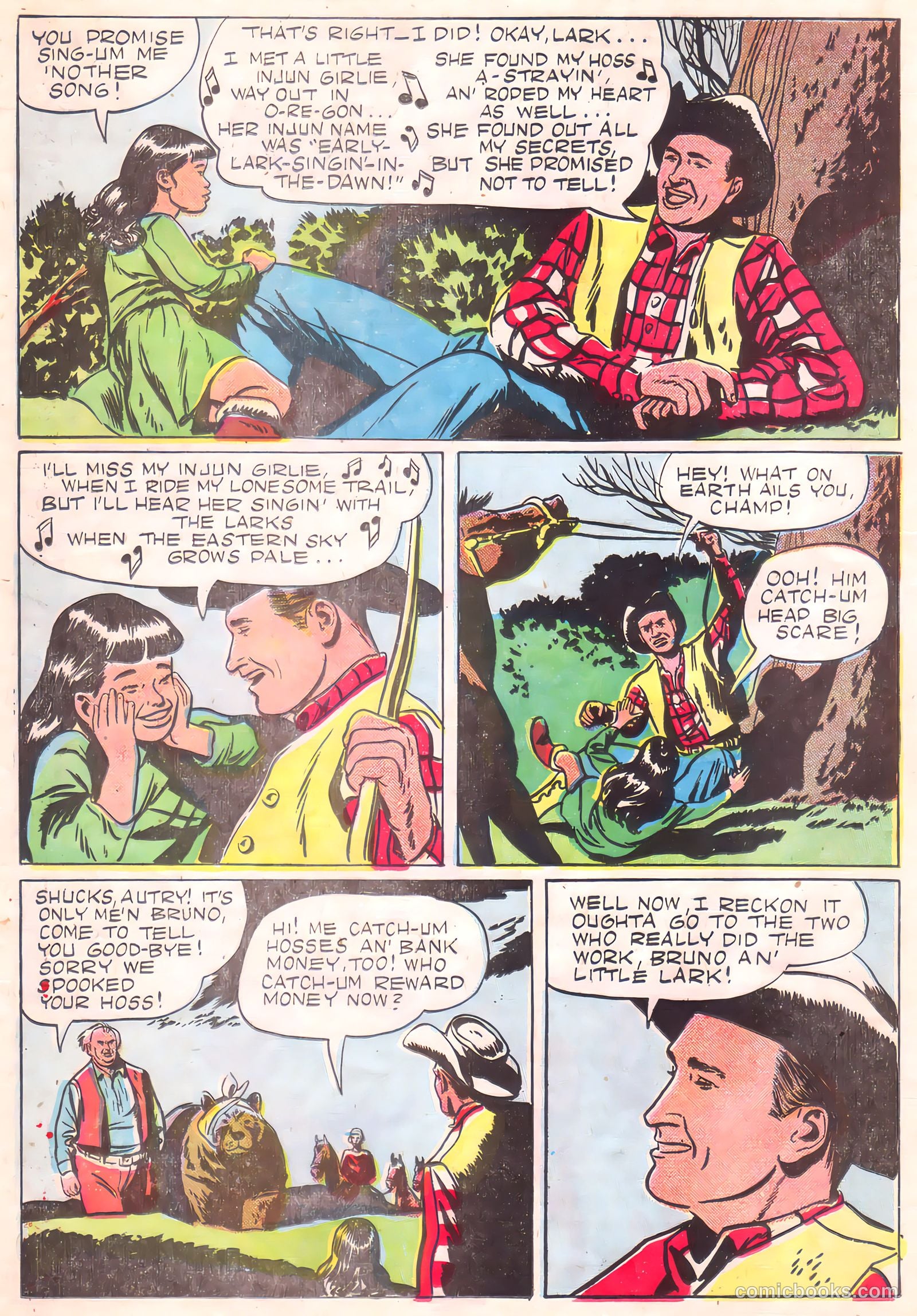 Gene Autry Comics #27 — page 26 of 36