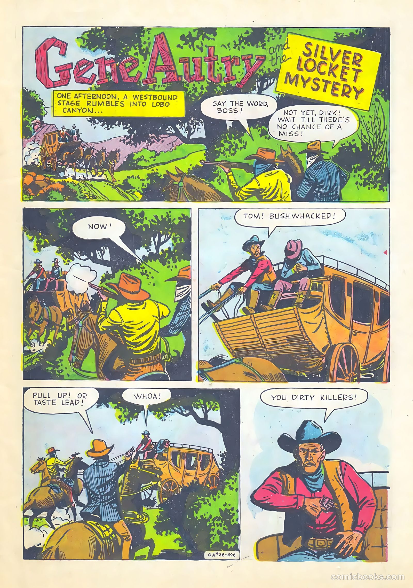 Gene Autry Comics #28 — page 3 of 36