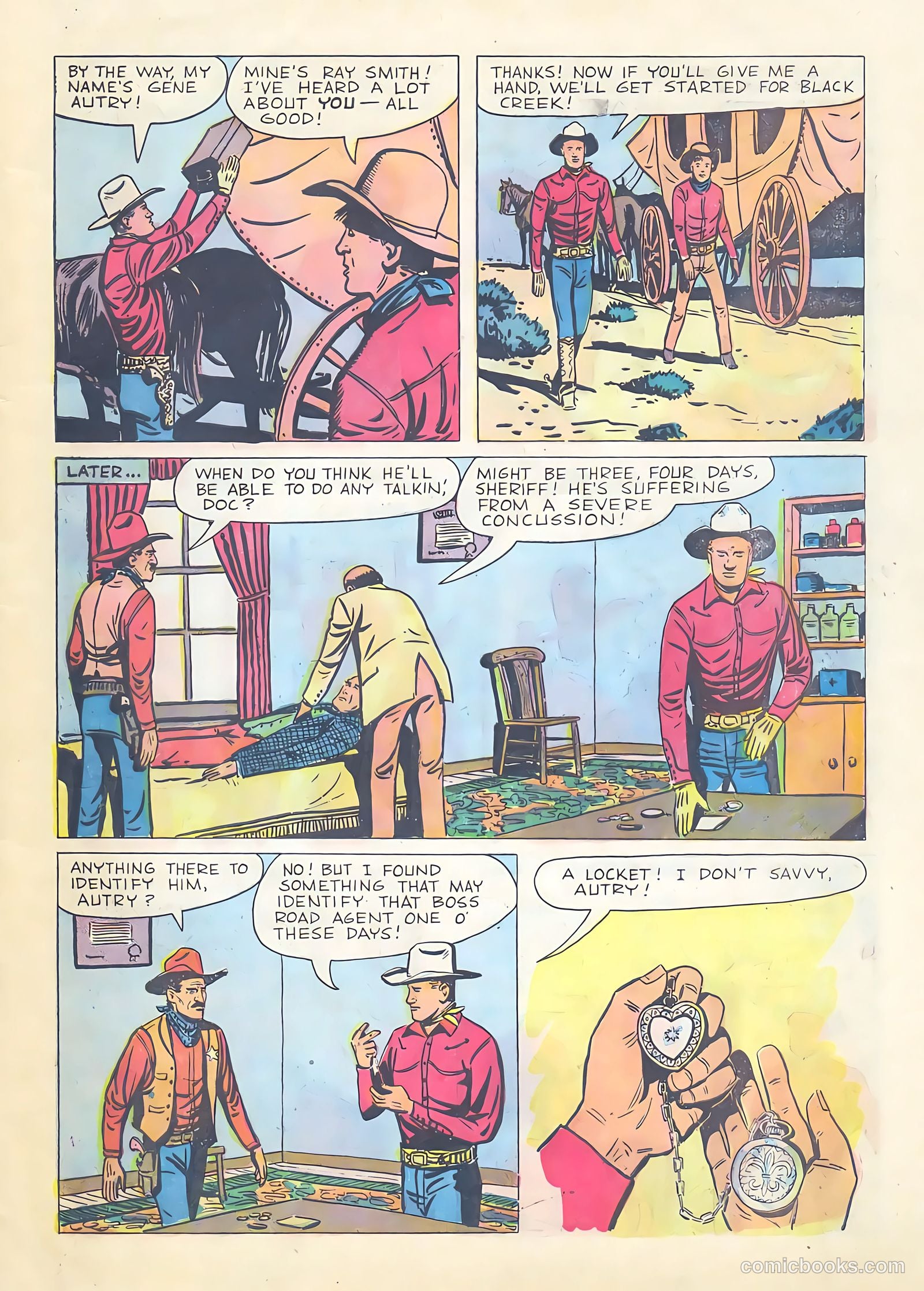 Gene Autry Comics #28 — page 9 of 36