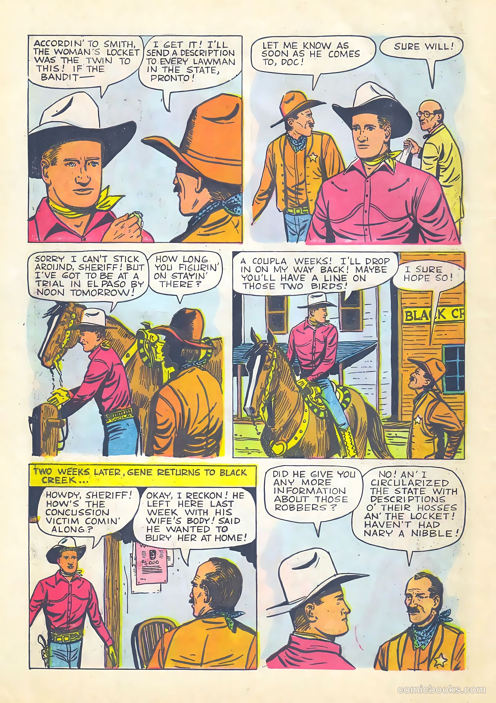 Gene Autry Comics #28 — page 10 of 36