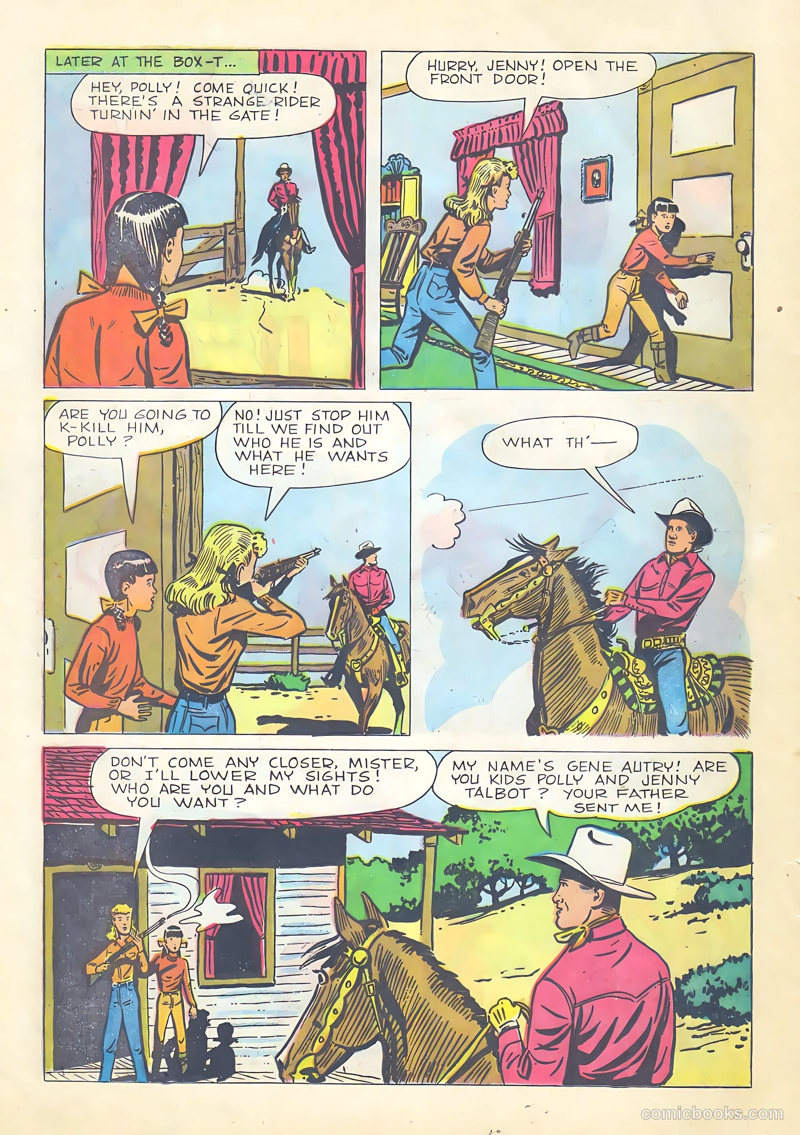 Gene Autry Comics #28 — page 16 of 36