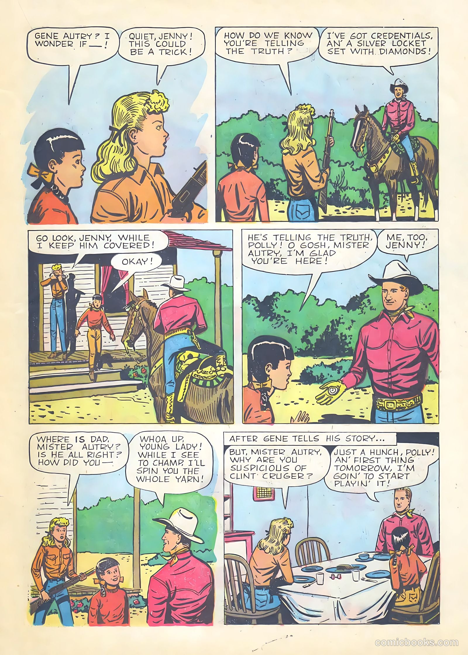Gene Autry Comics #28 — page 17 of 36