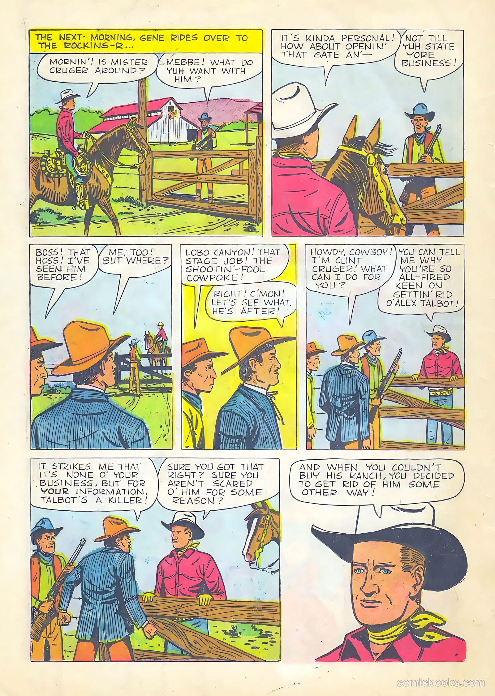 Gene Autry Comics #28 — page 18 of 36