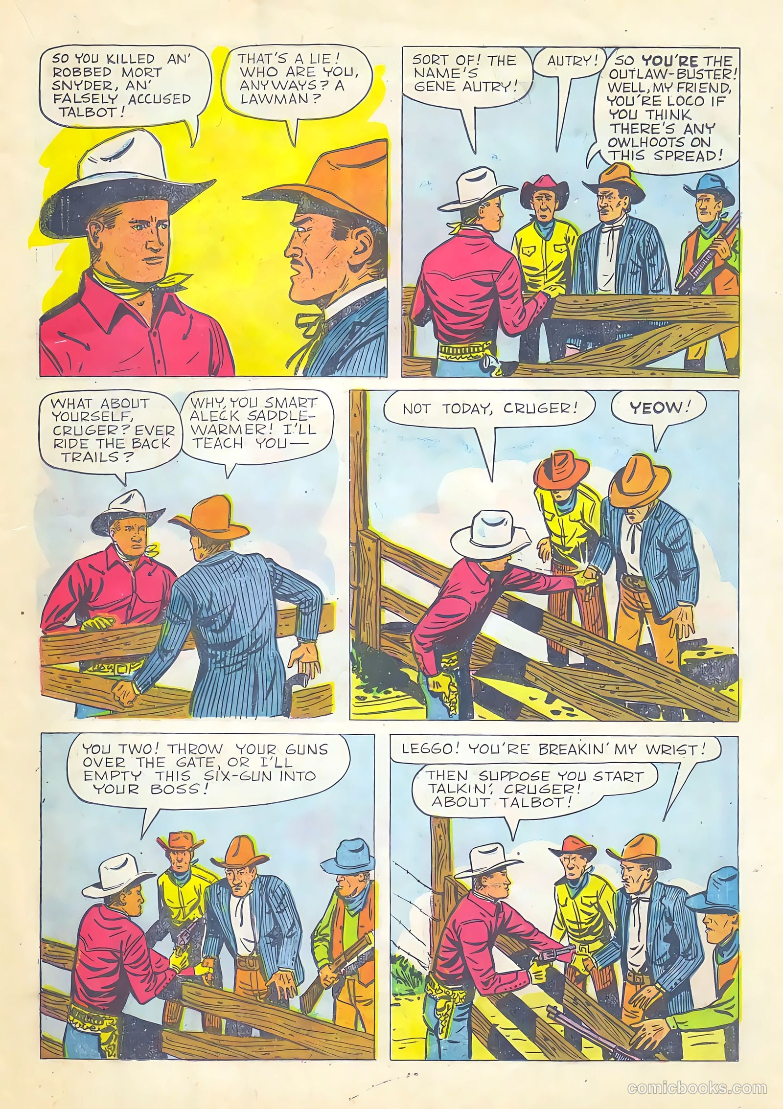 Gene Autry Comics #28 — page 19 of 36