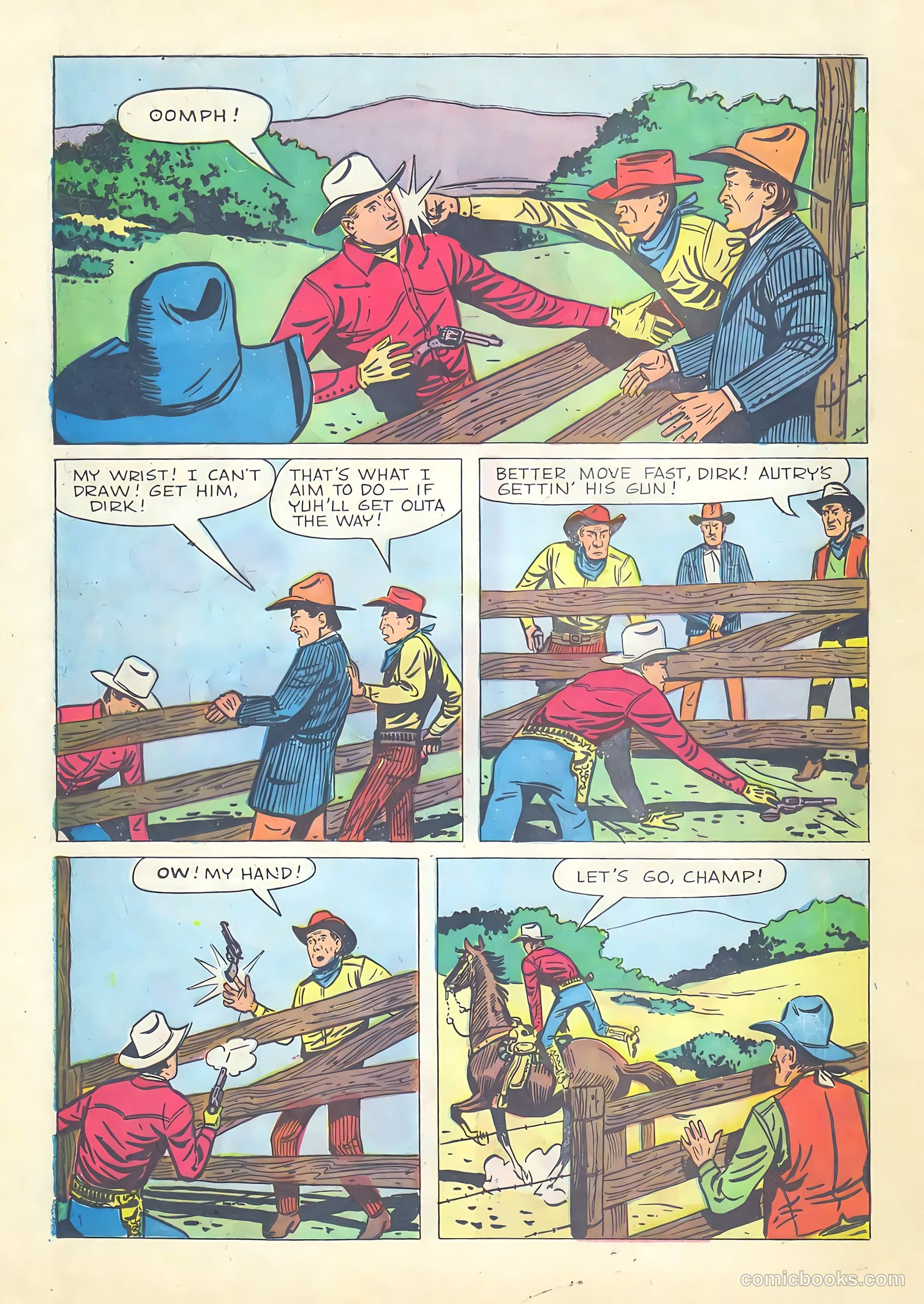 Gene Autry Comics #28 — page 20 of 36