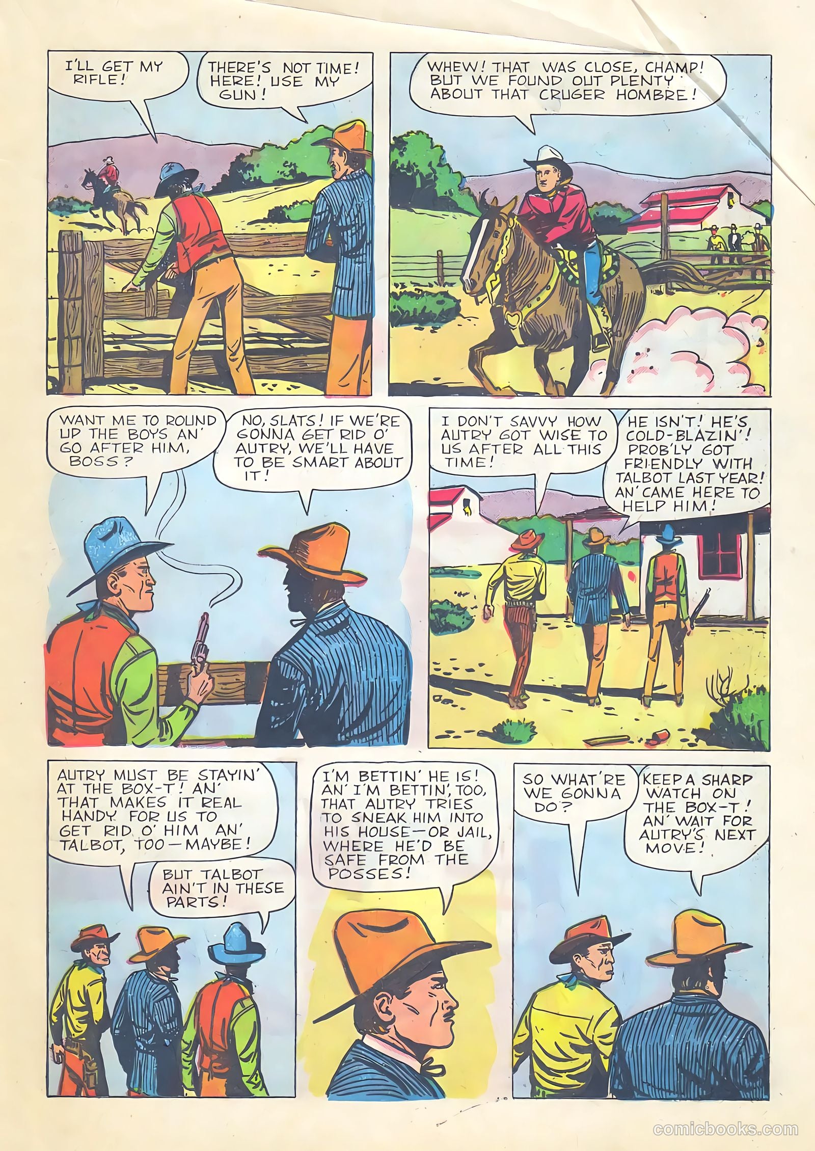 Gene Autry Comics #28 — page 21 of 36