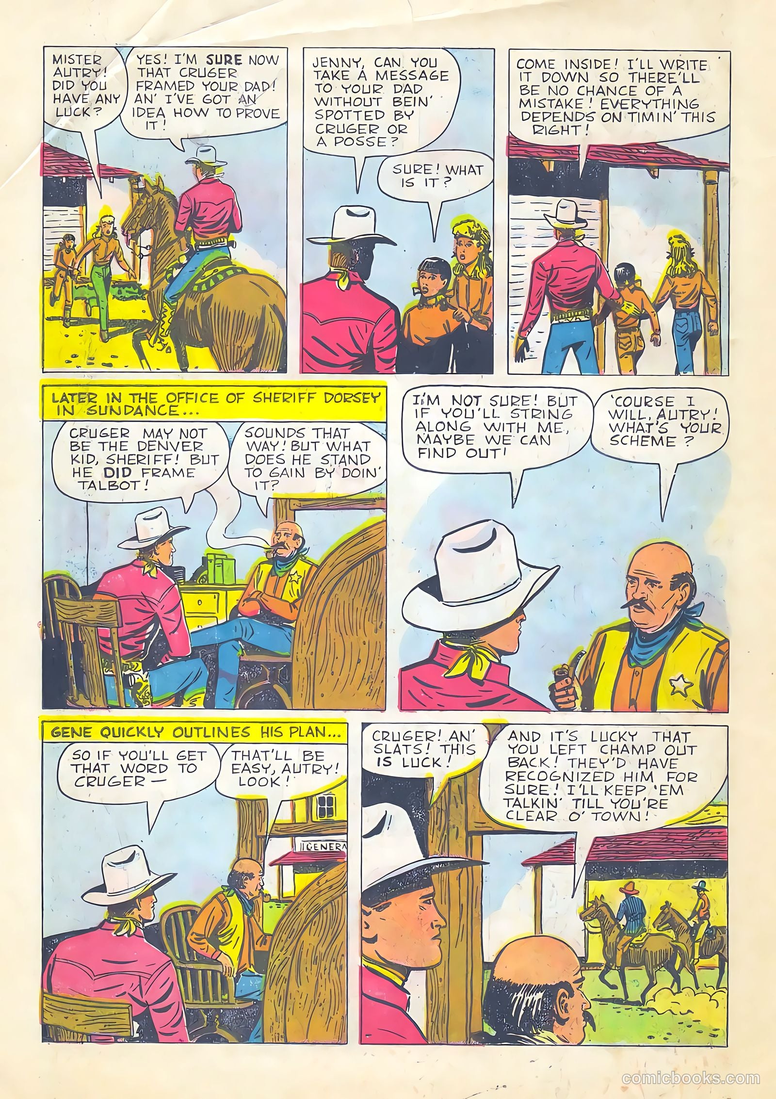 Gene Autry Comics #28 — page 22 of 36