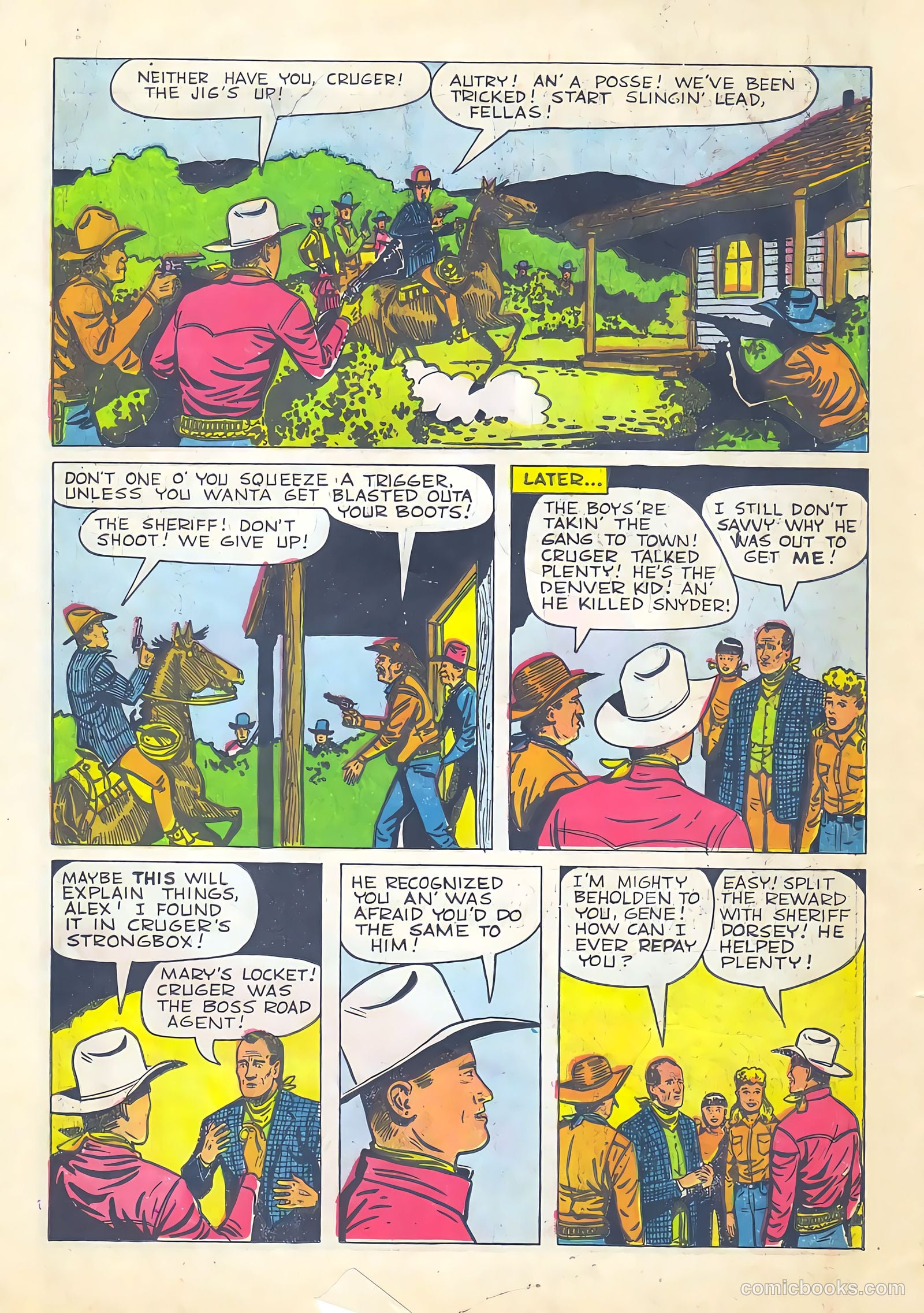 Gene Autry Comics #28 — page 26 of 36