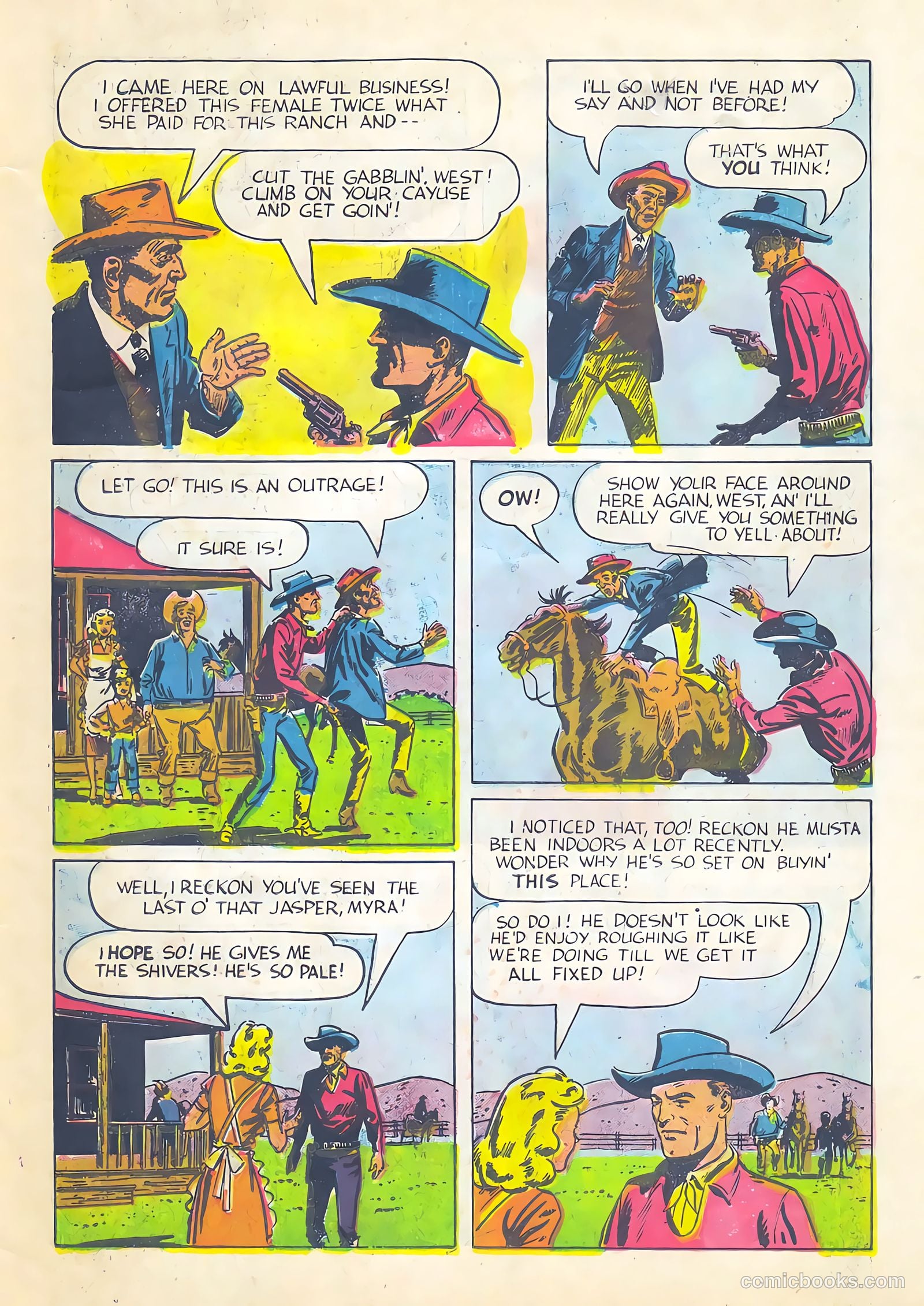 Gene Autry Comics #28 — page 31 of 36