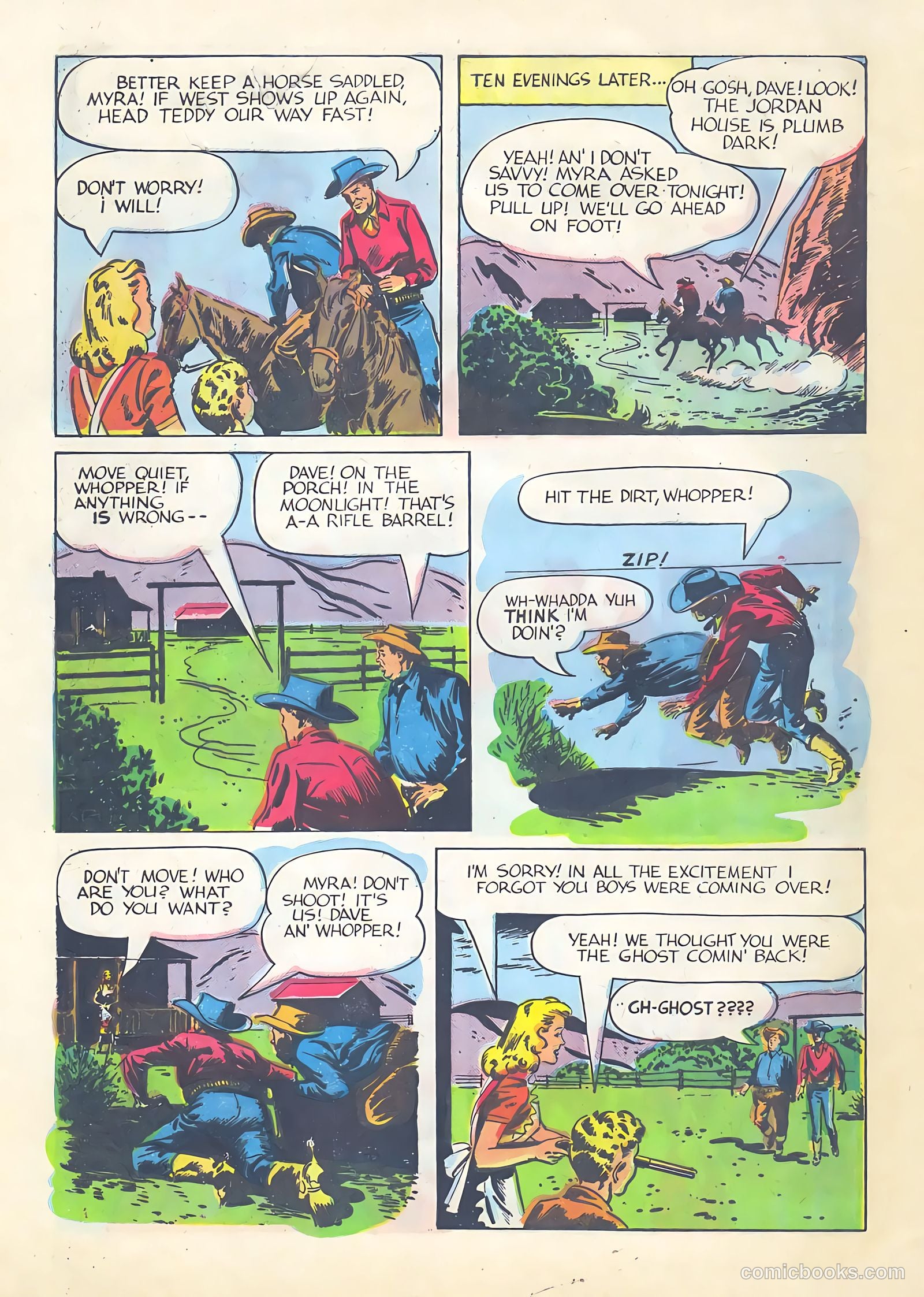 Gene Autry Comics #28 — page 32 of 36