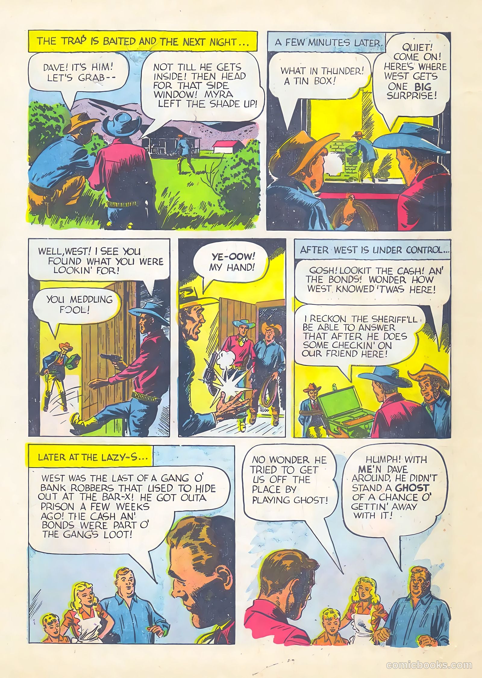 Gene Autry Comics #28 — page 34 of 36