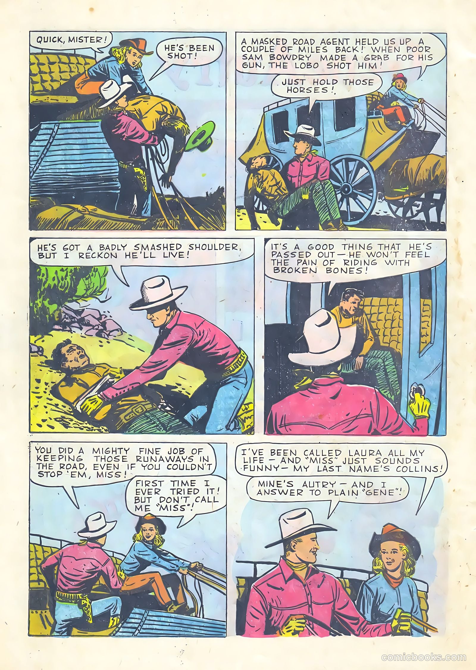 Gene Autry Comics #29 — page 4 of 36