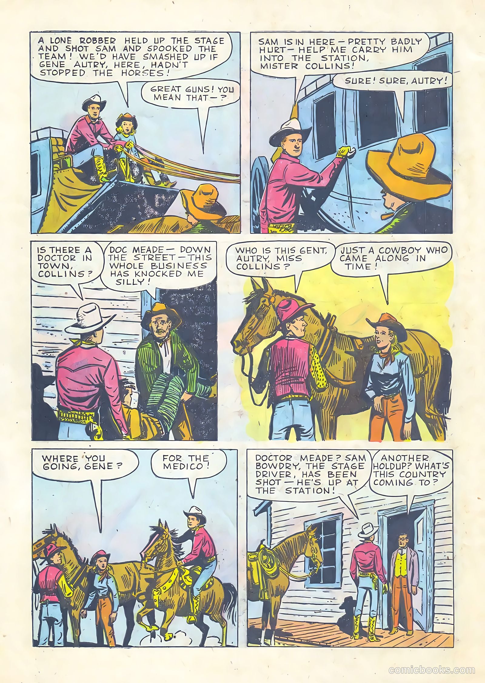 Gene Autry Comics #29 — page 6 of 36