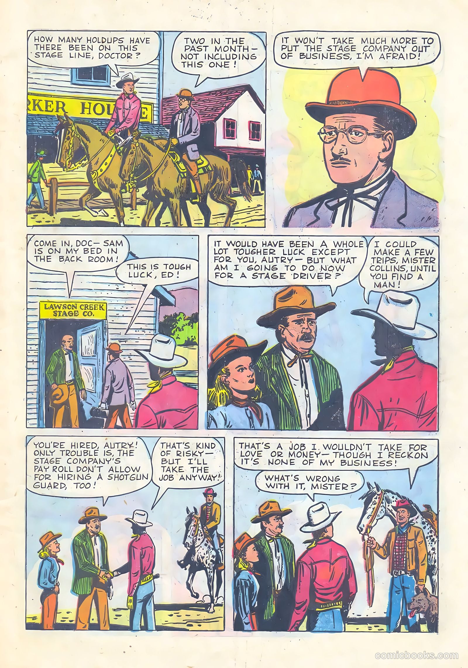 Gene Autry Comics #29 — page 7 of 36
