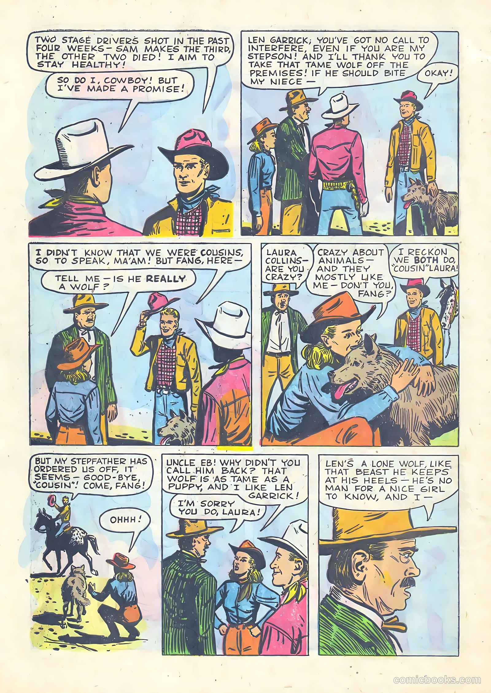 Gene Autry Comics #29 — page 8 of 36