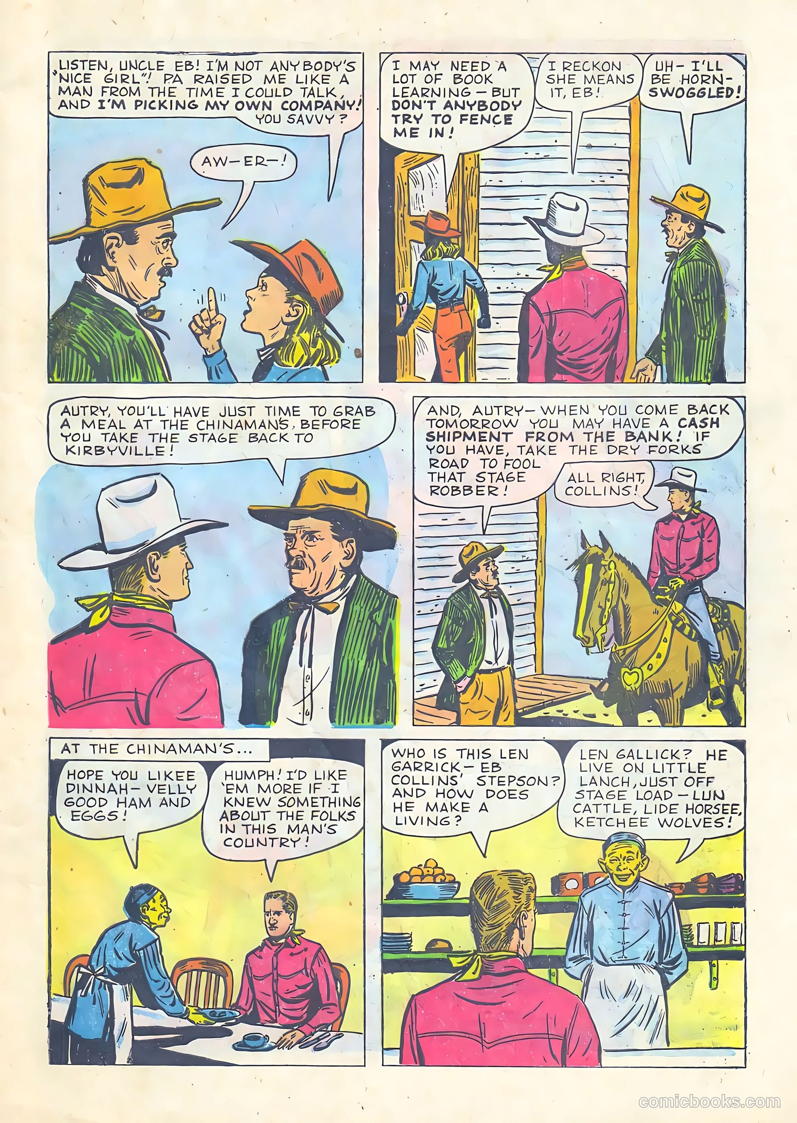 Gene Autry Comics #29 — page 9 of 36