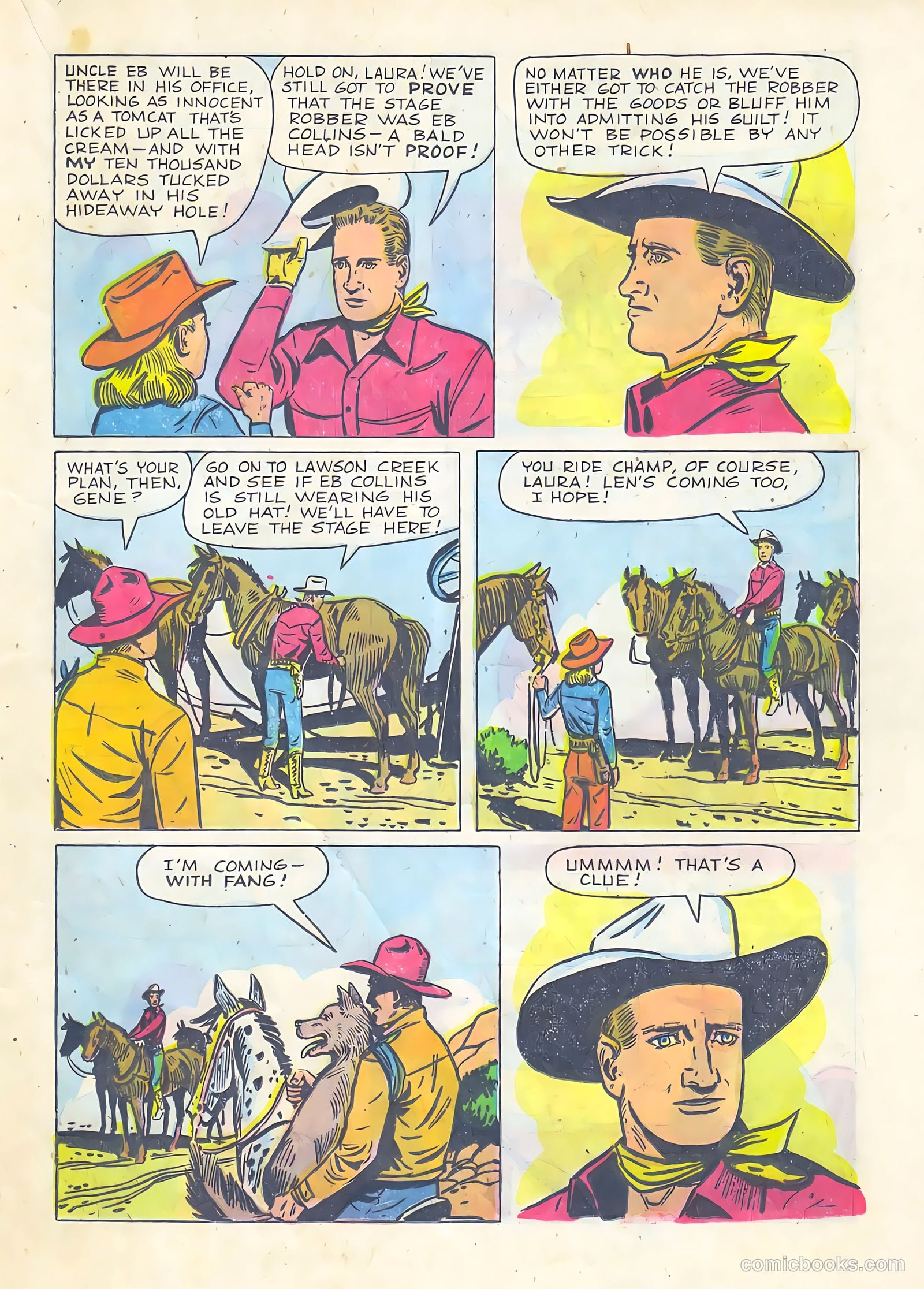 Gene Autry Comics #29 — page 21 of 36