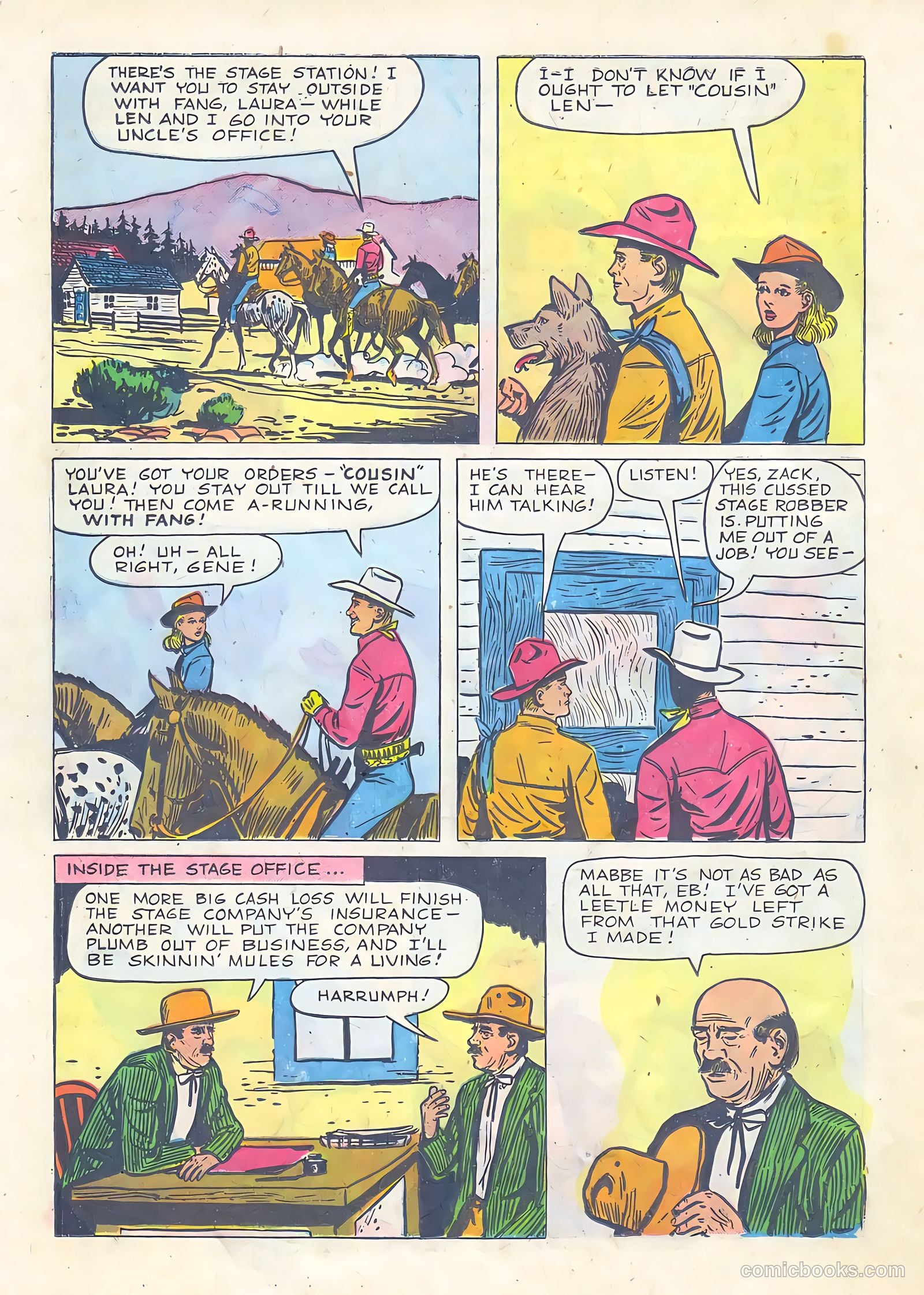 Gene Autry Comics #29 — page 22 of 36