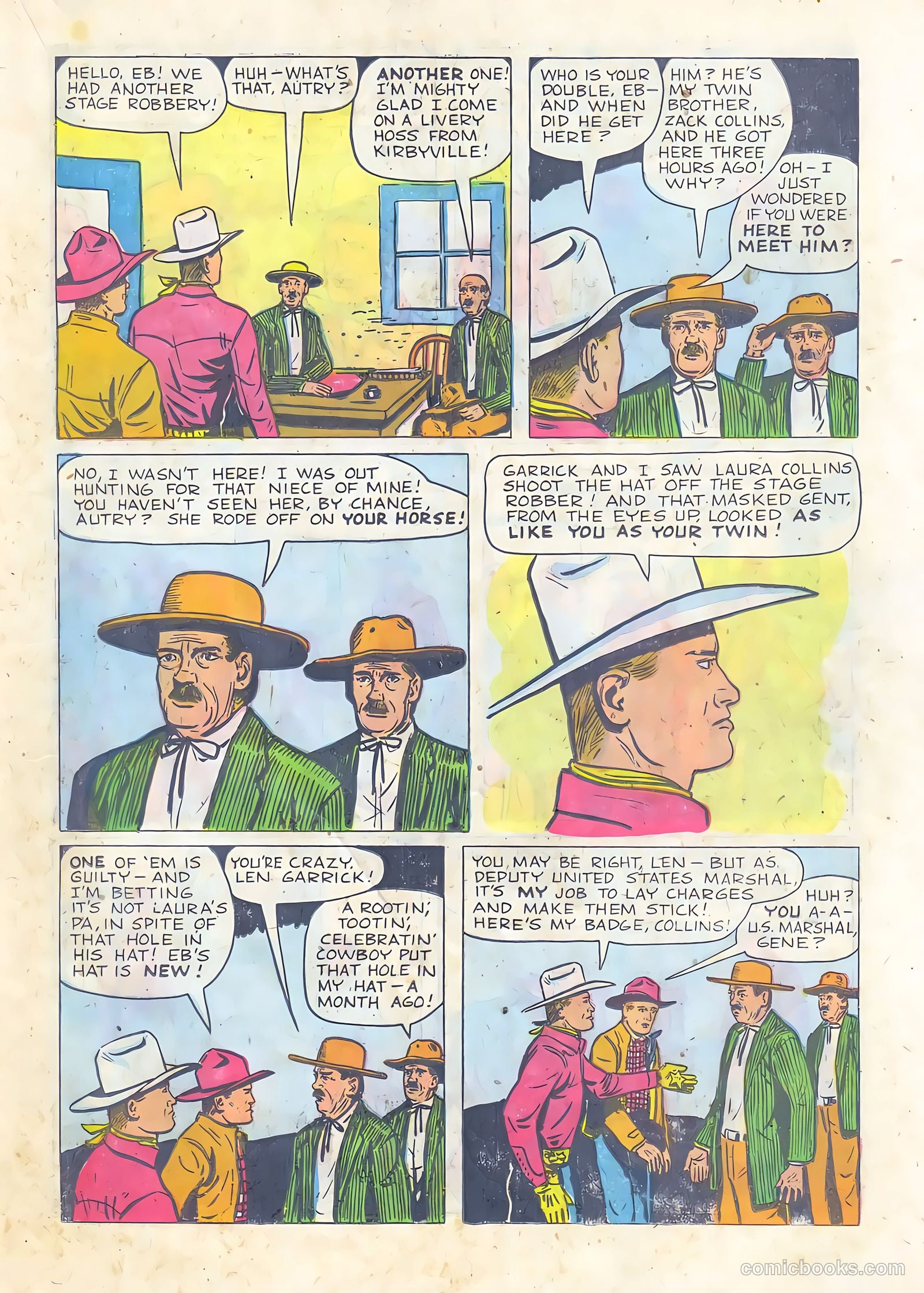 Gene Autry Comics #29 — page 23 of 36