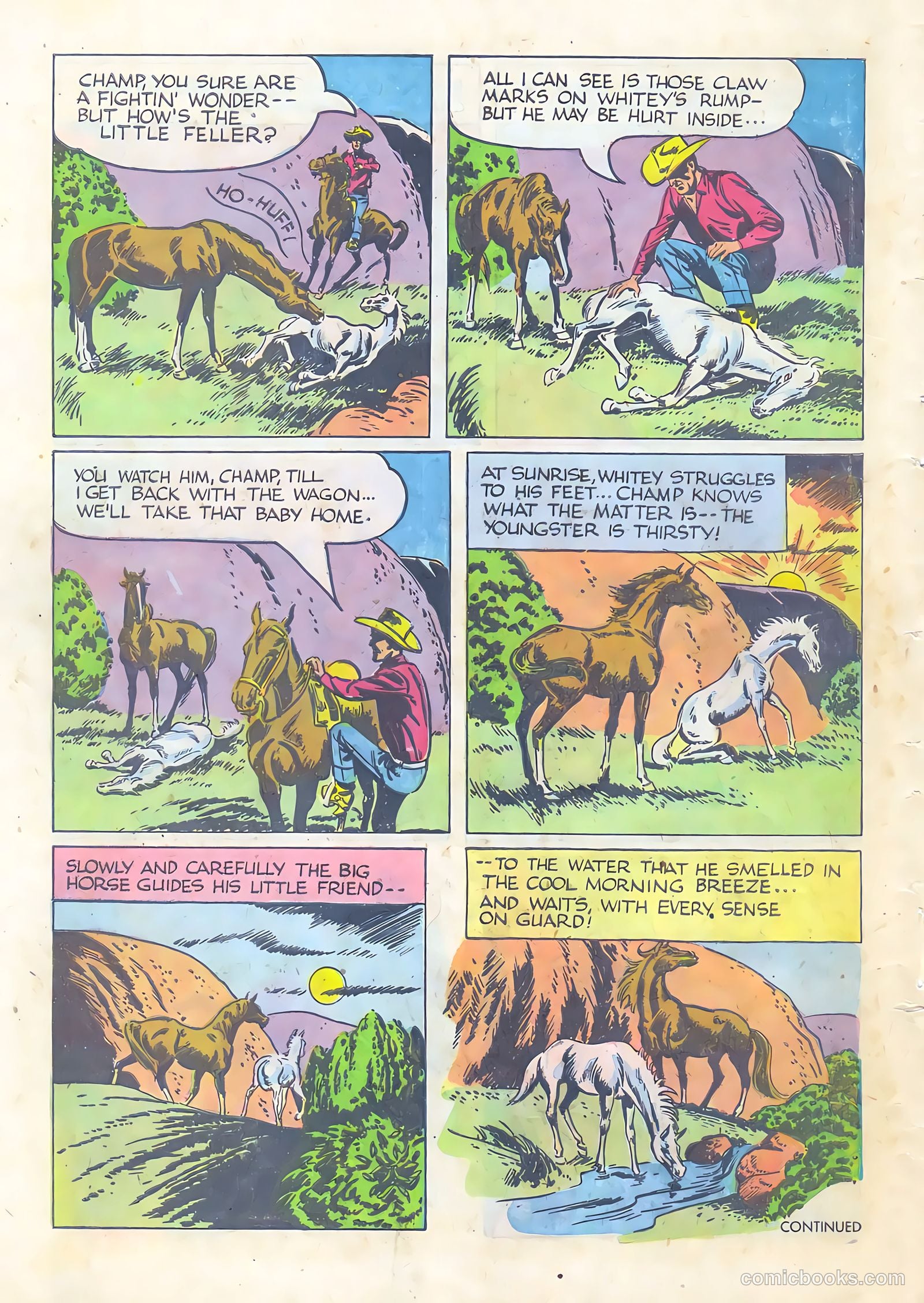 Gene Autry Comics #29 — page 34 of 36