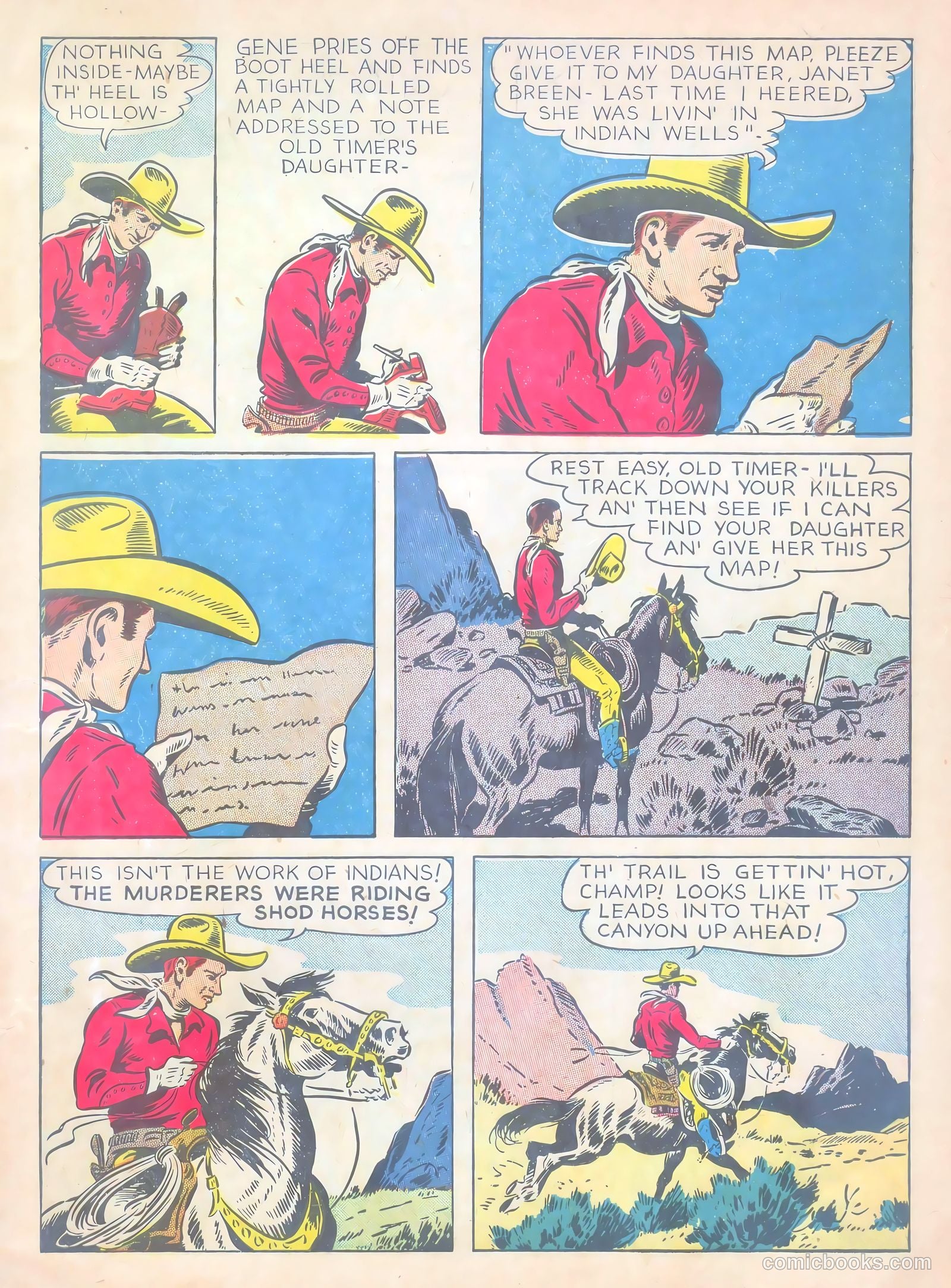 Gene Autry Comics #3 — page 5 of 68