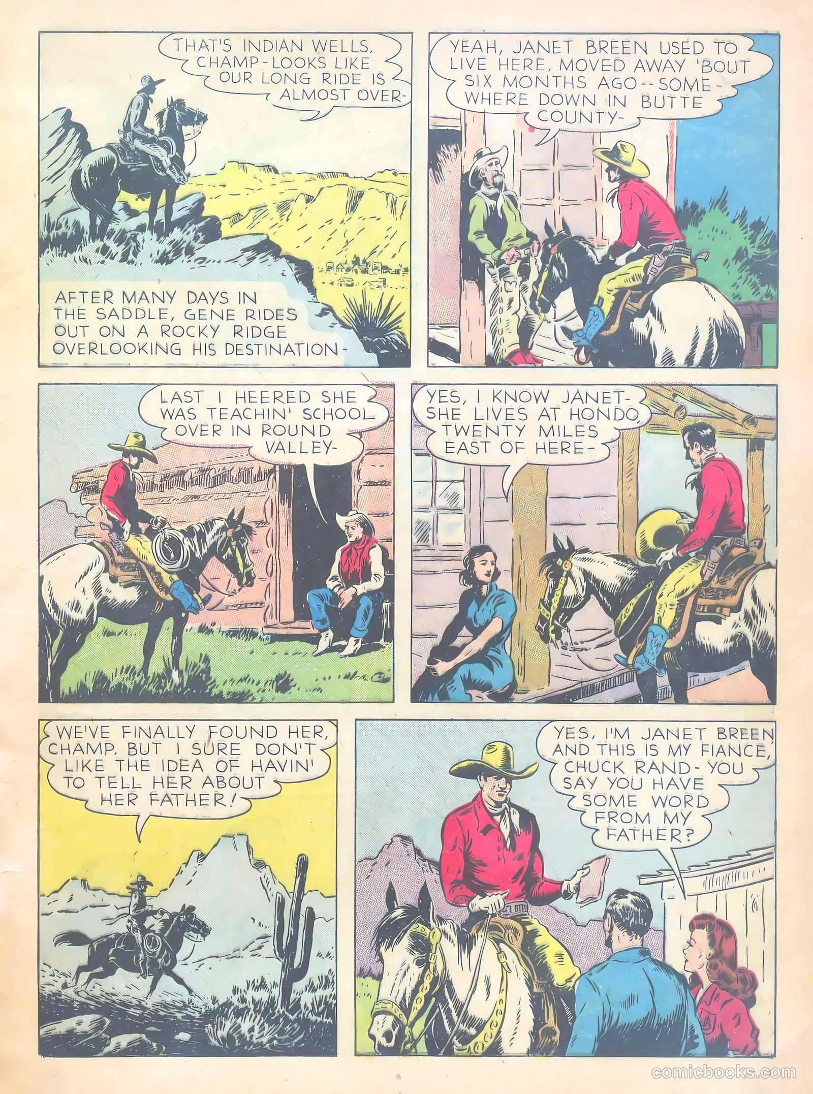 Gene Autry Comics #3 — page 7 of 68