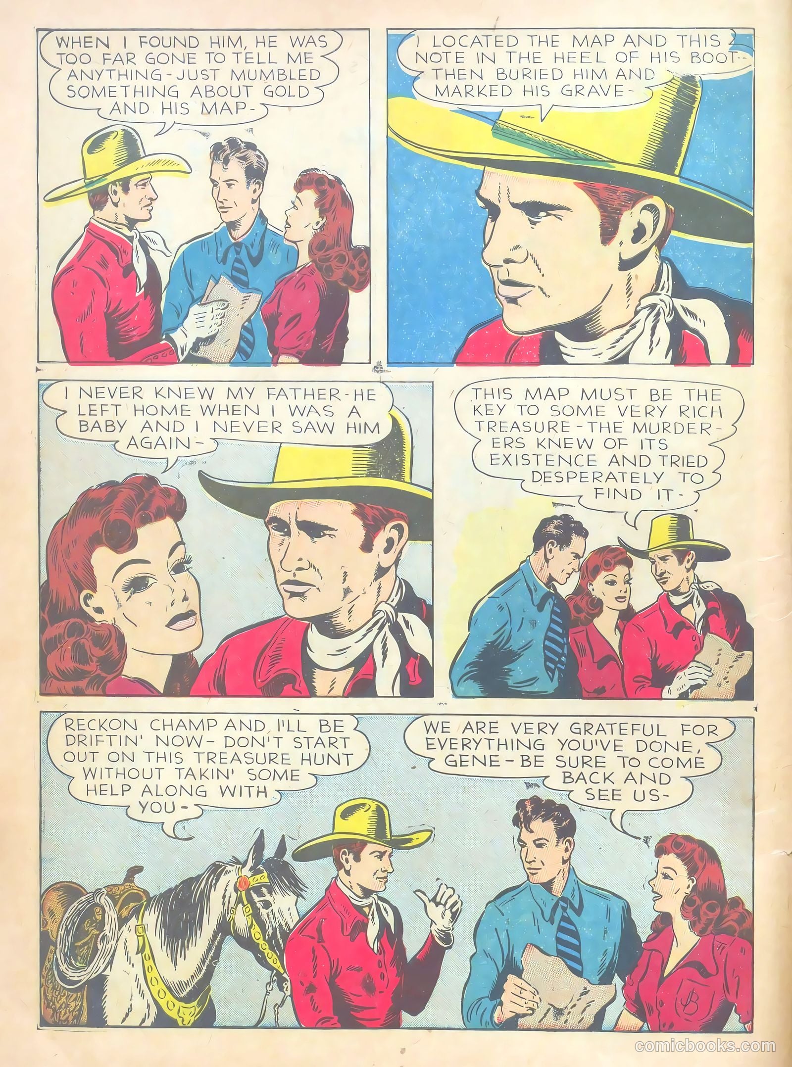 Gene Autry Comics #3 — page 8 of 68