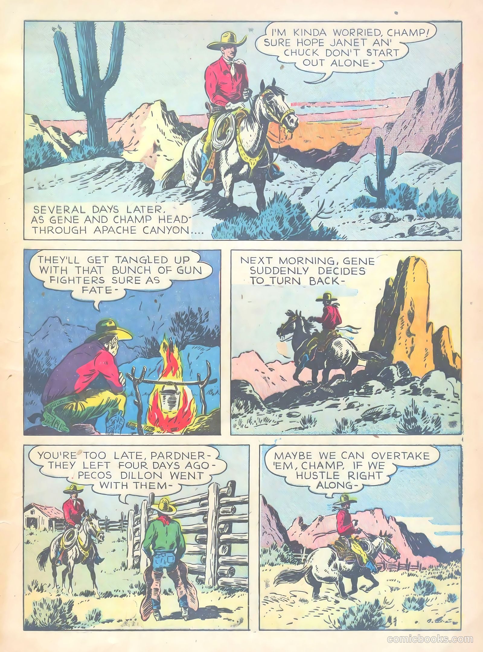 Gene Autry Comics #3 — page 9 of 68