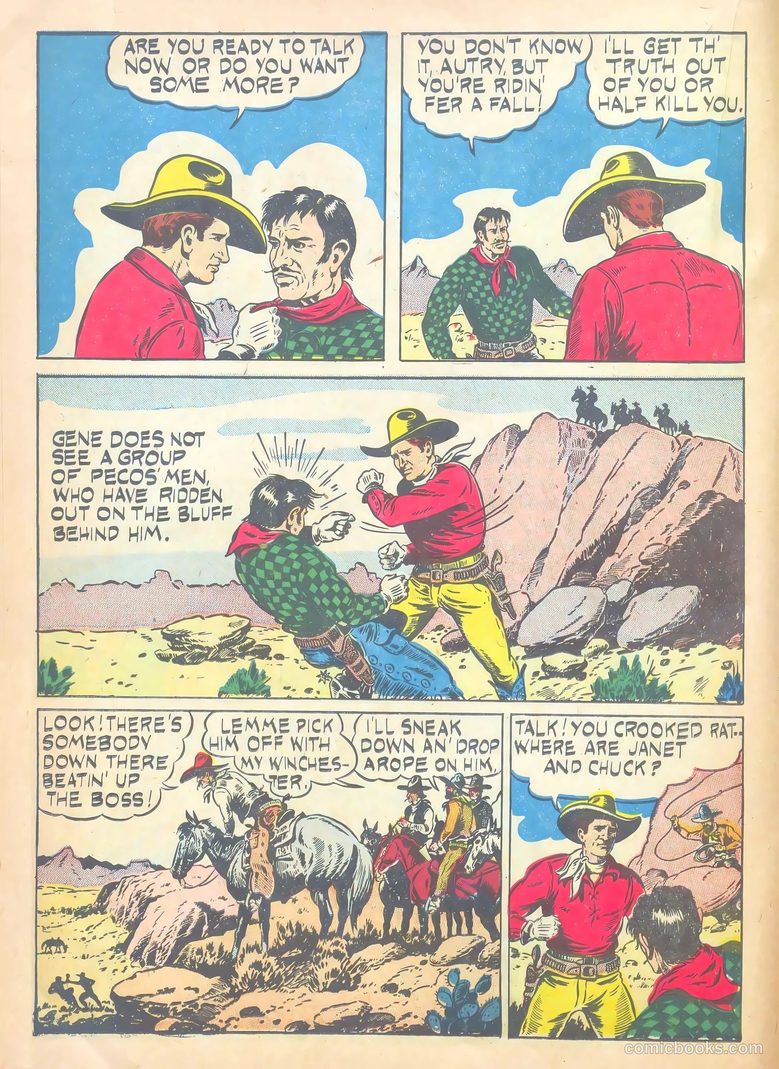 Gene Autry Comics #3 — page 24 of 68