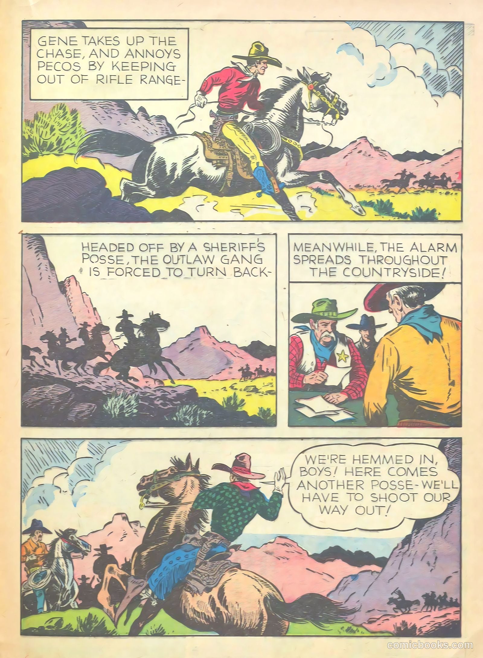 Gene Autry Comics #3 — page 41 of 68