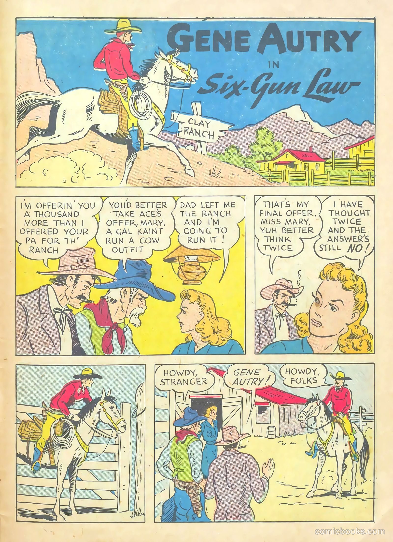 Gene Autry Comics #3 — page 51 of 68