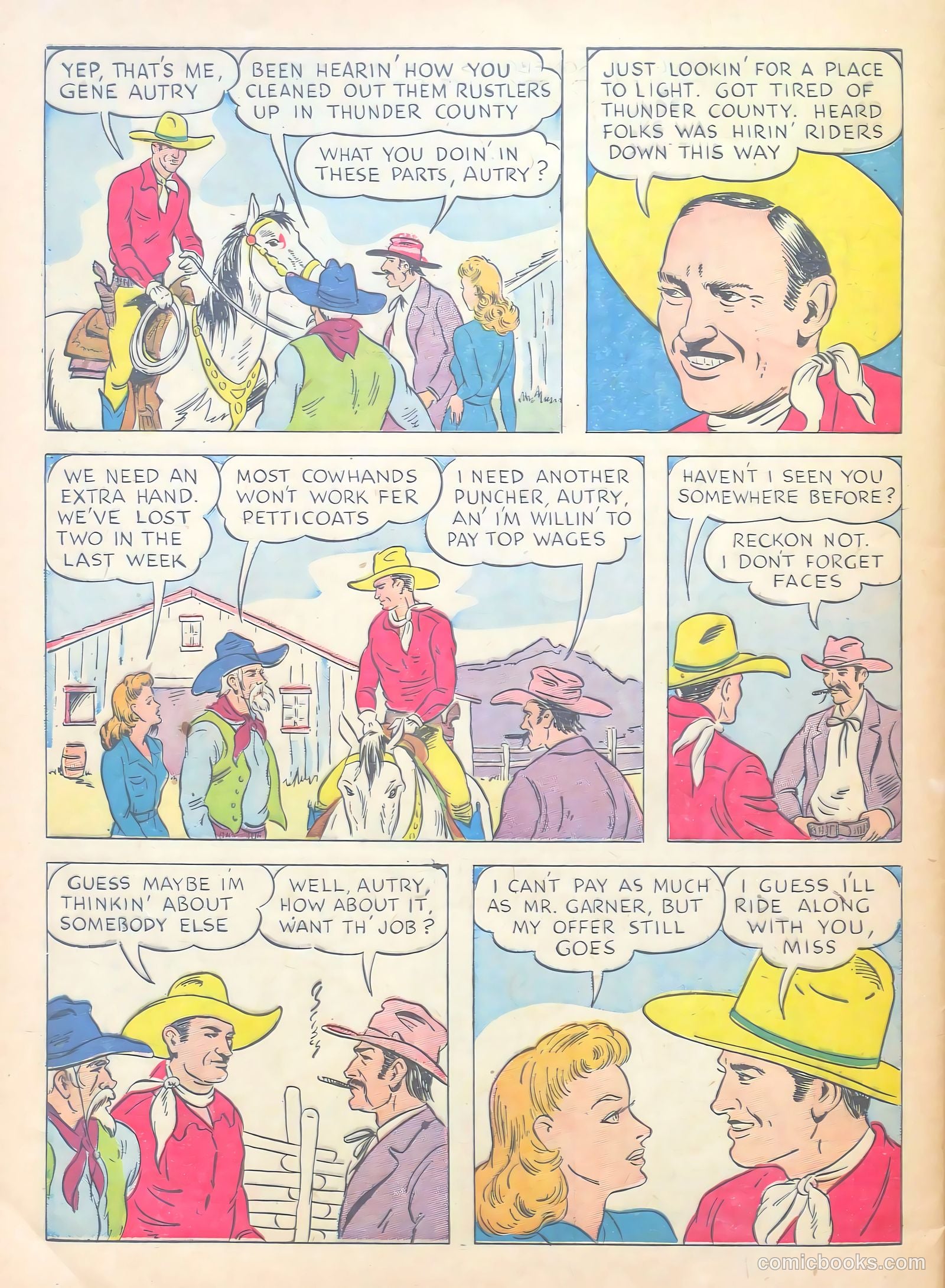 Gene Autry Comics #3 — page 52 of 68
