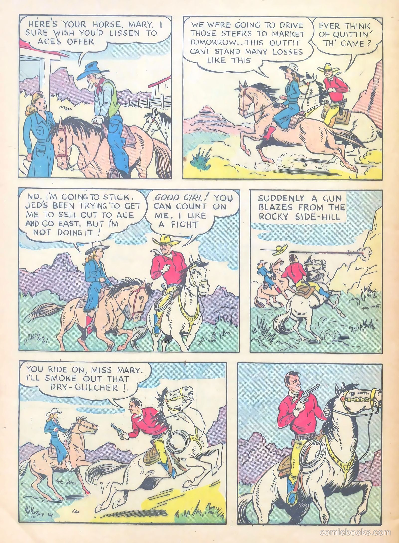 Gene Autry Comics #3 — page 54 of 68