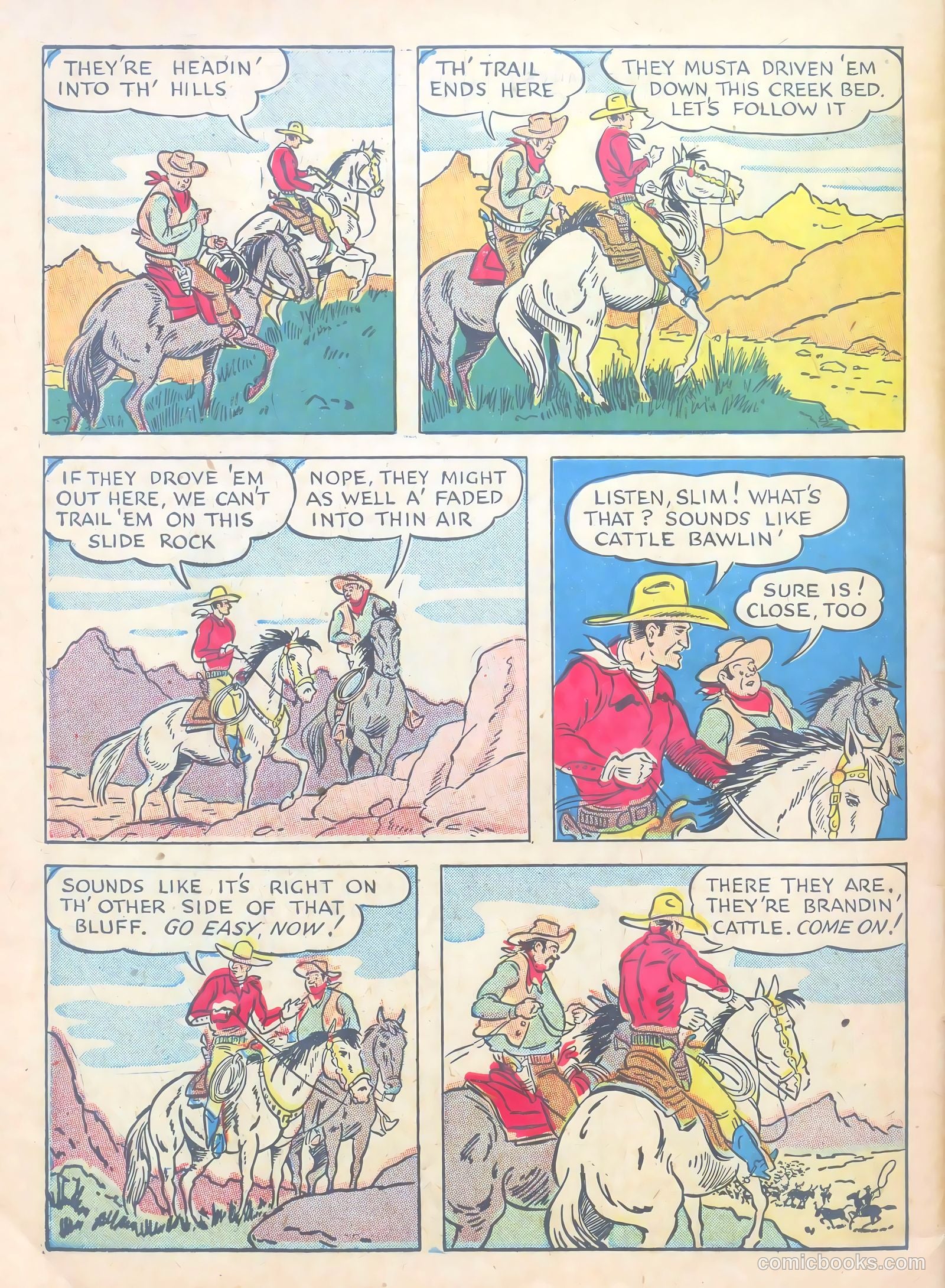 Gene Autry Comics #3 — page 58 of 68