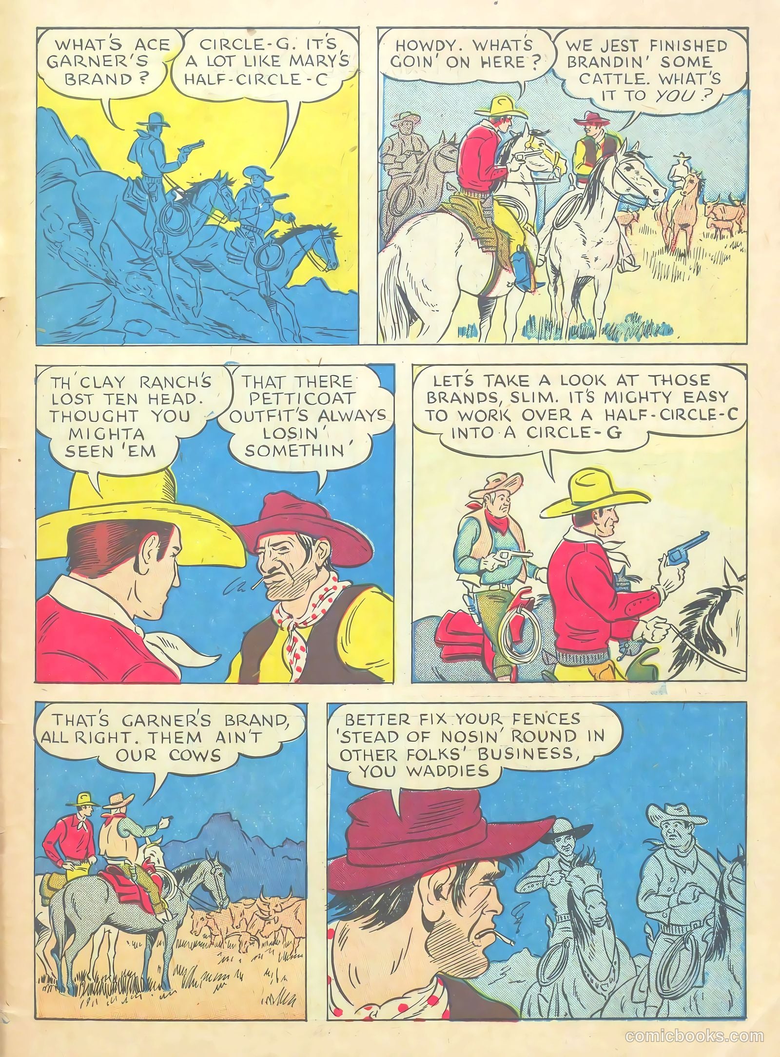 Gene Autry Comics #3 — page 59 of 68