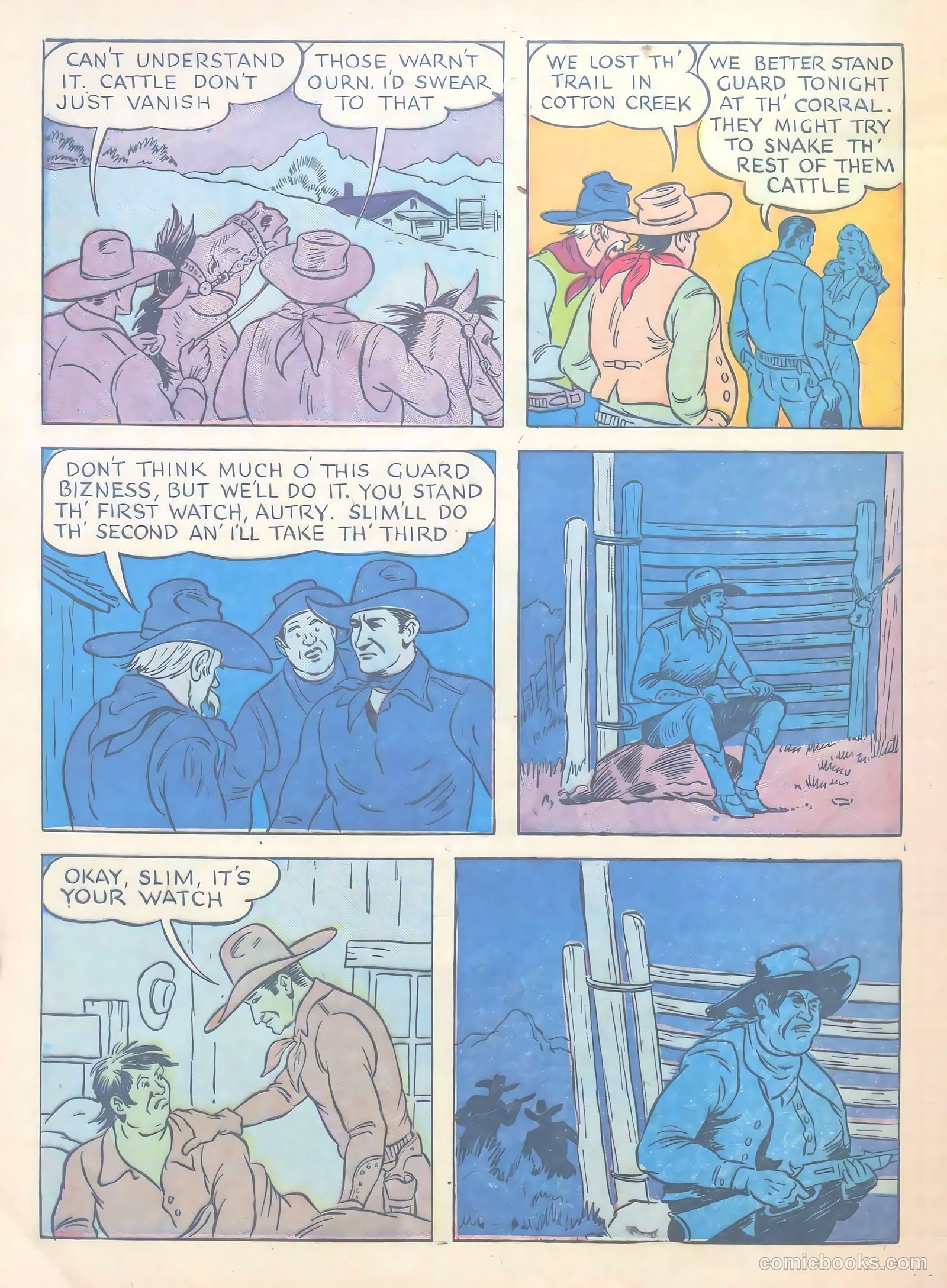 Gene Autry Comics #3 — page 60 of 68