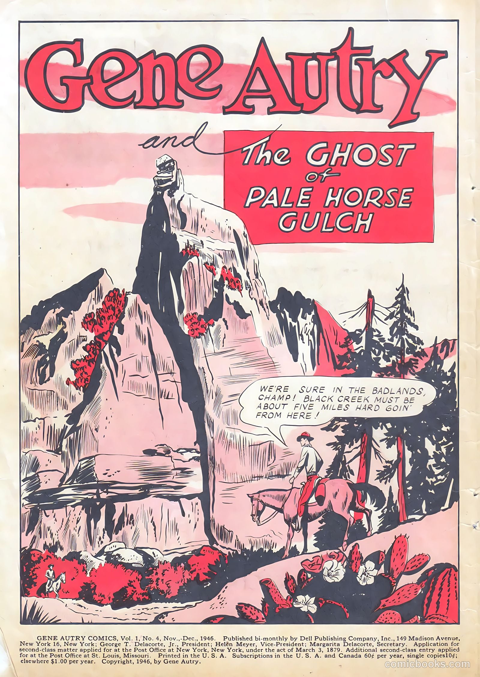 Gene Autry Comics #4 — page 2 of 52