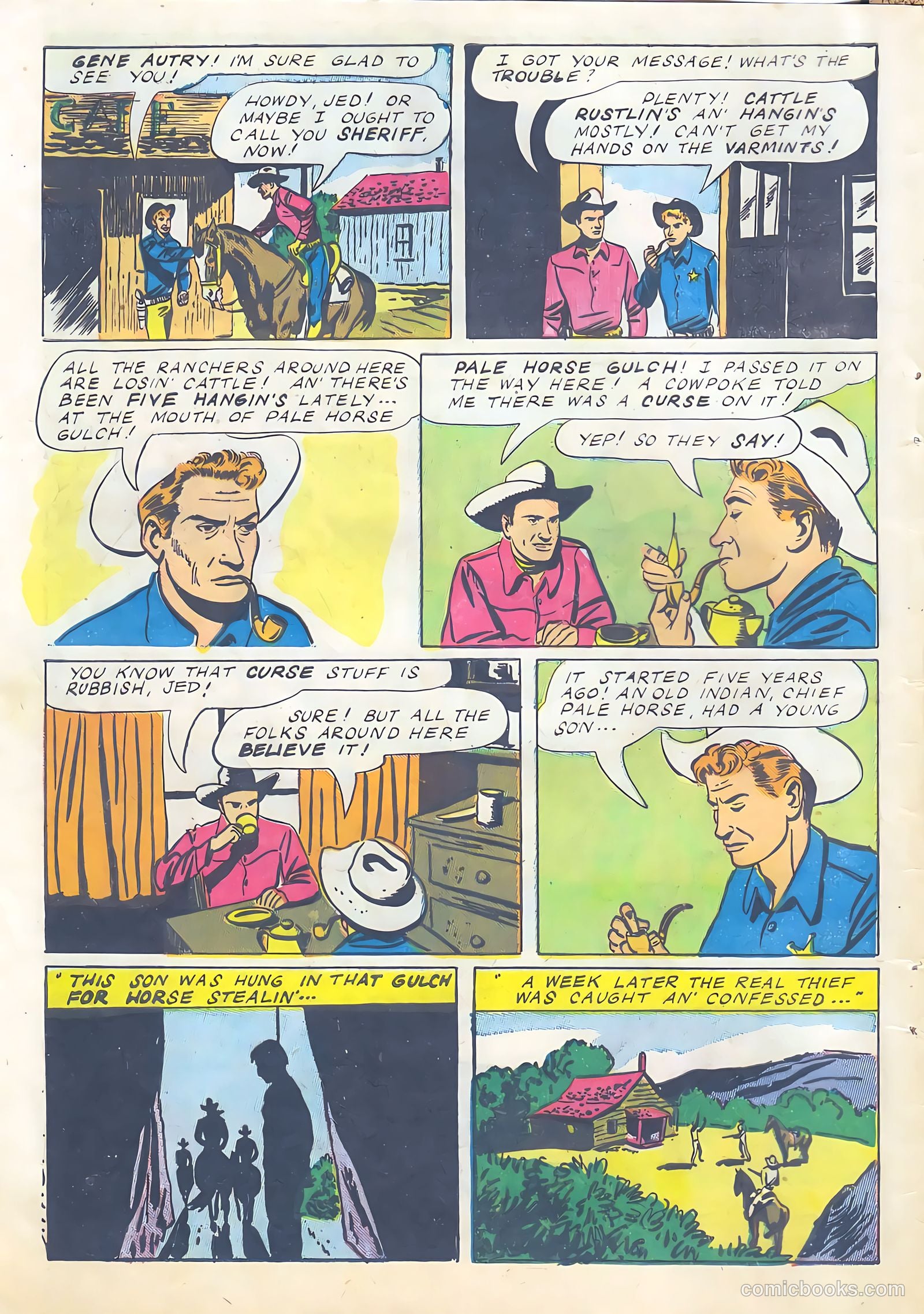 Gene Autry Comics #4 — page 4 of 52