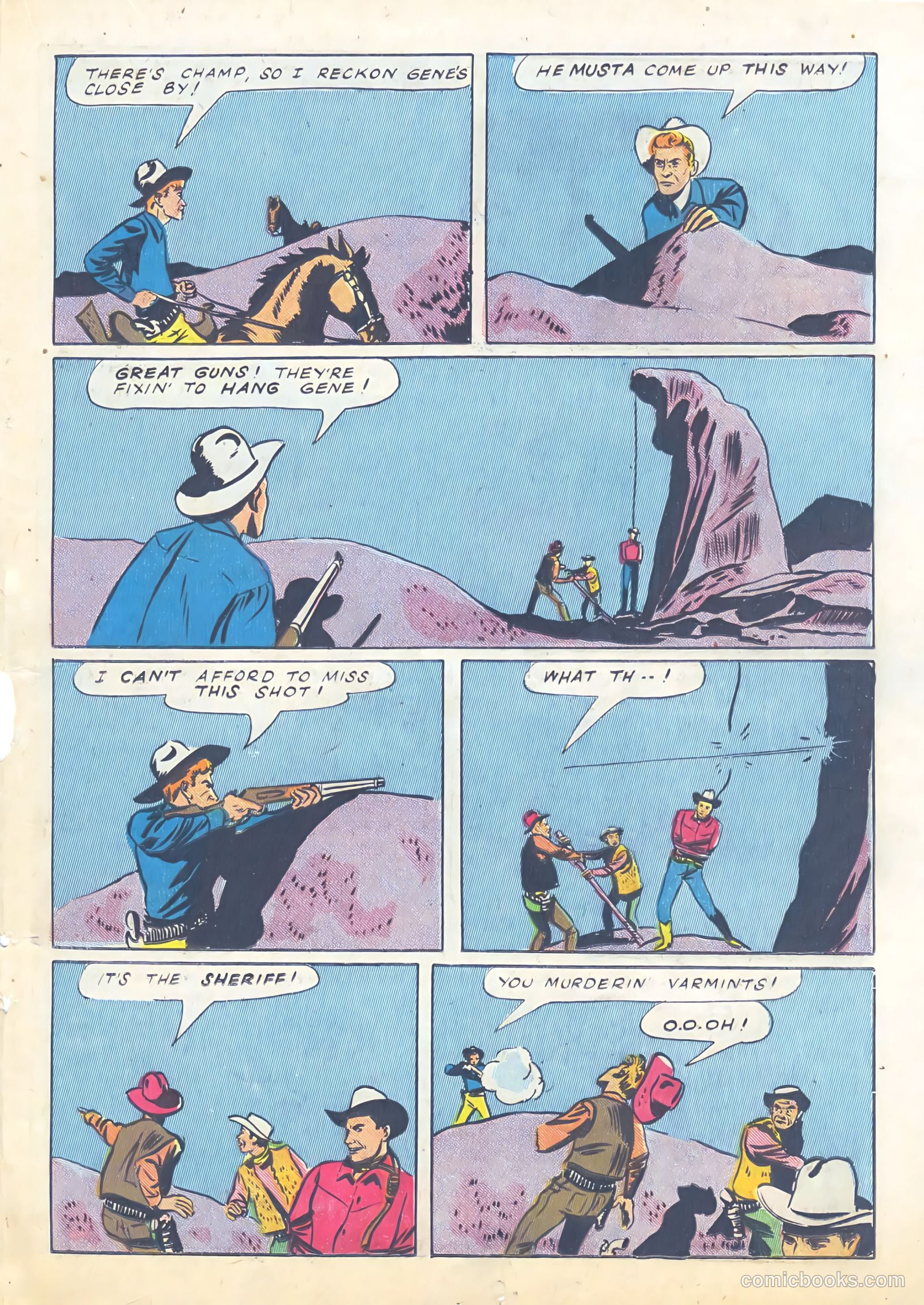 Gene Autry Comics #4 — page 21 of 52