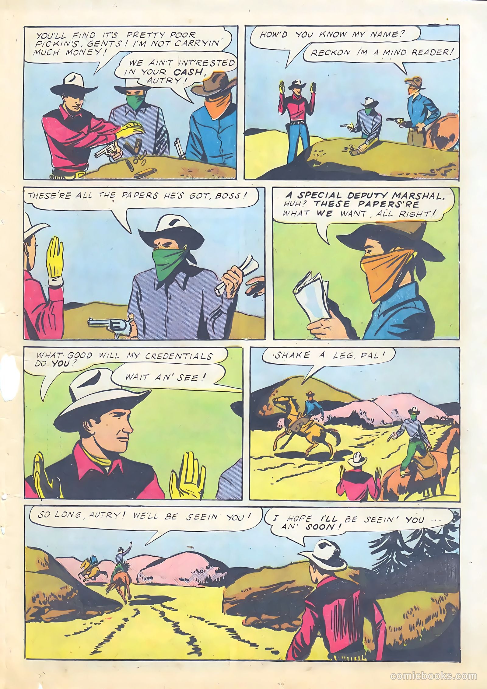Gene Autry Comics #4 — page 31 of 52