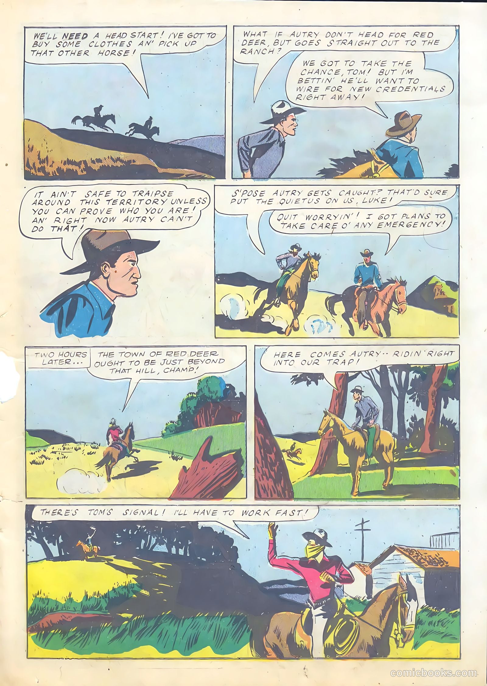 Gene Autry Comics #4 — page 33 of 52