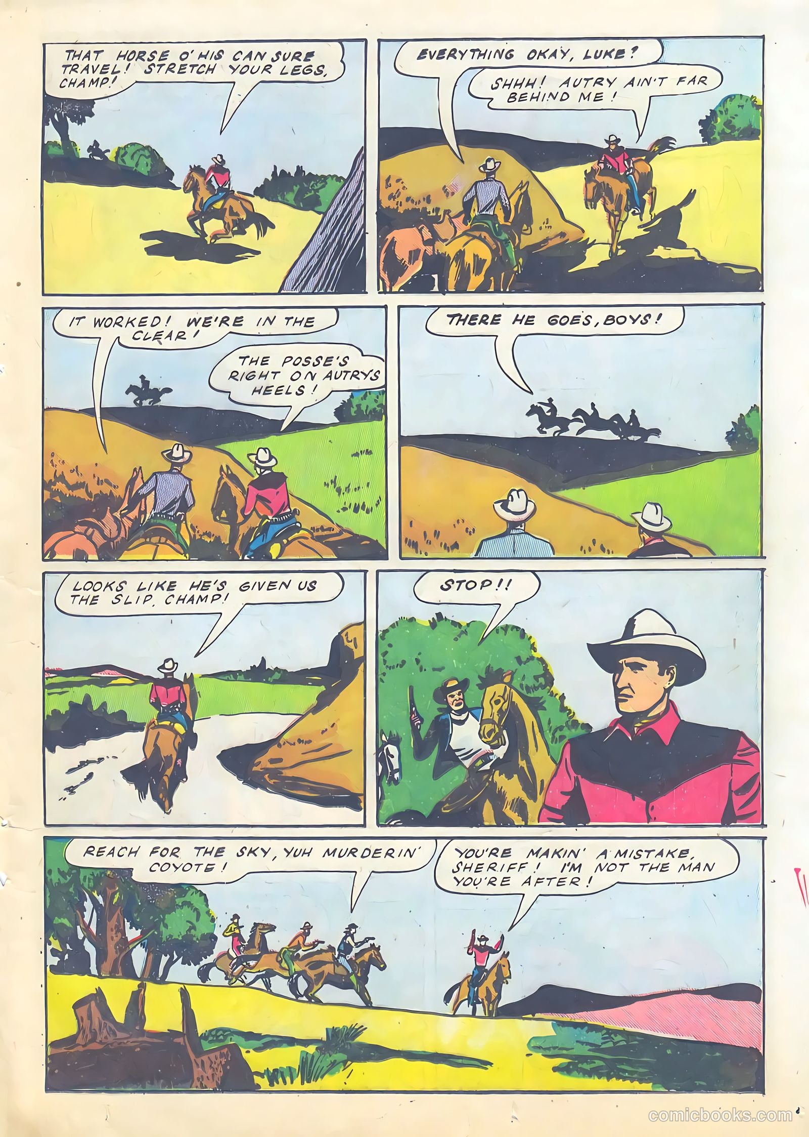 Gene Autry Comics #4 — page 35 of 52