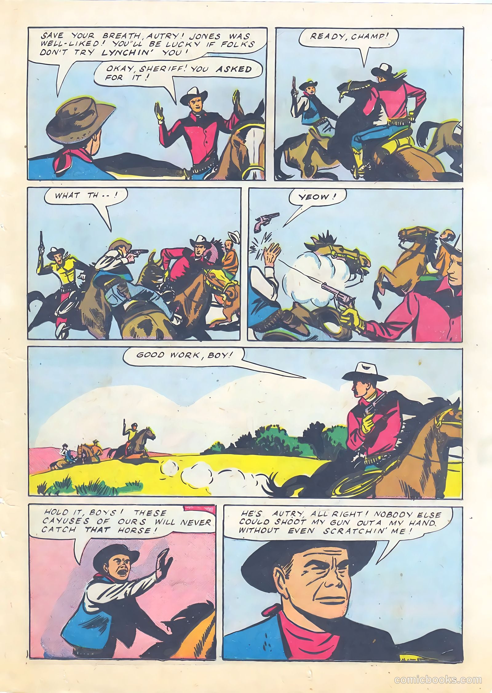 Gene Autry Comics #4 — page 37 of 52