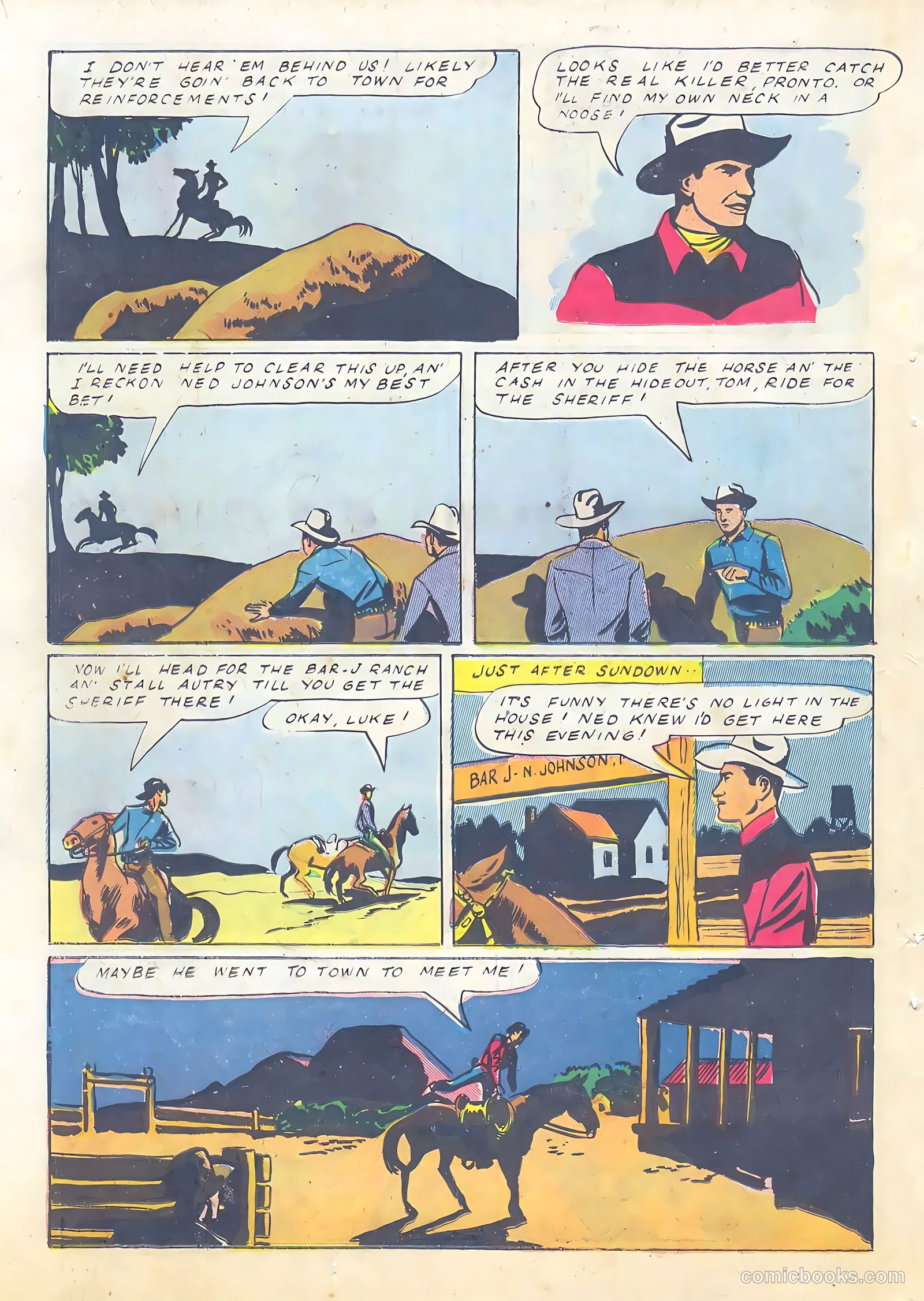 Gene Autry Comics #4 — page 38 of 52