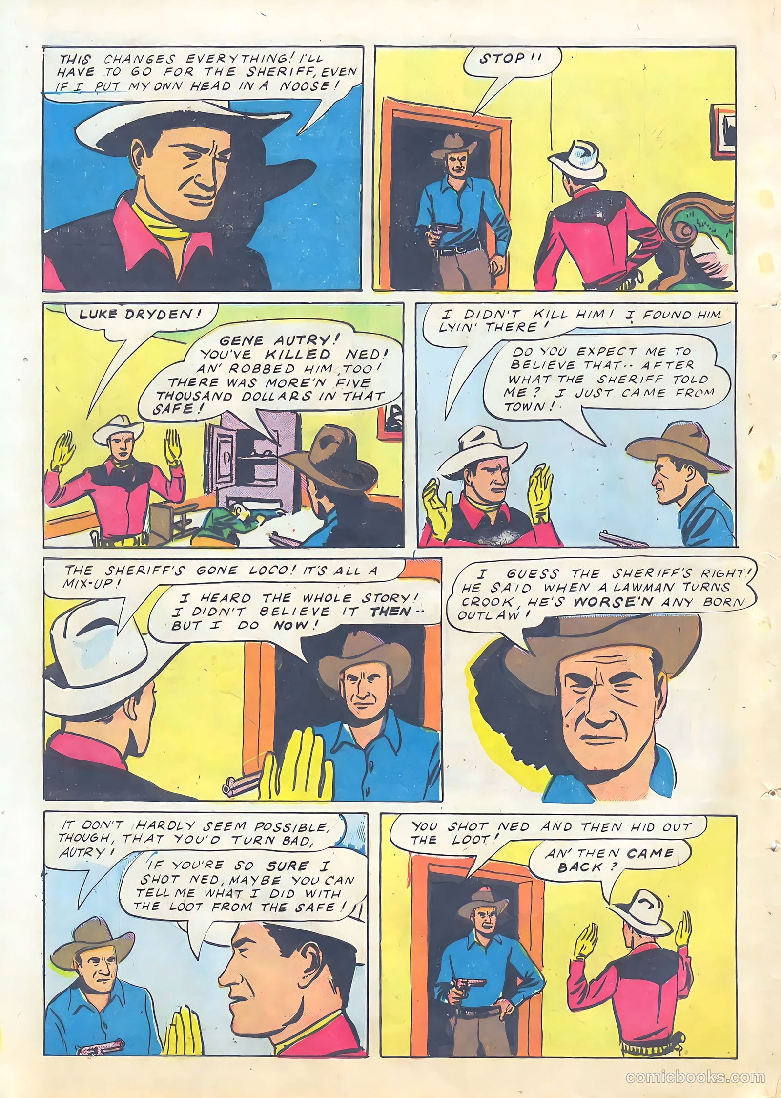 Gene Autry Comics #4 — page 40 of 52