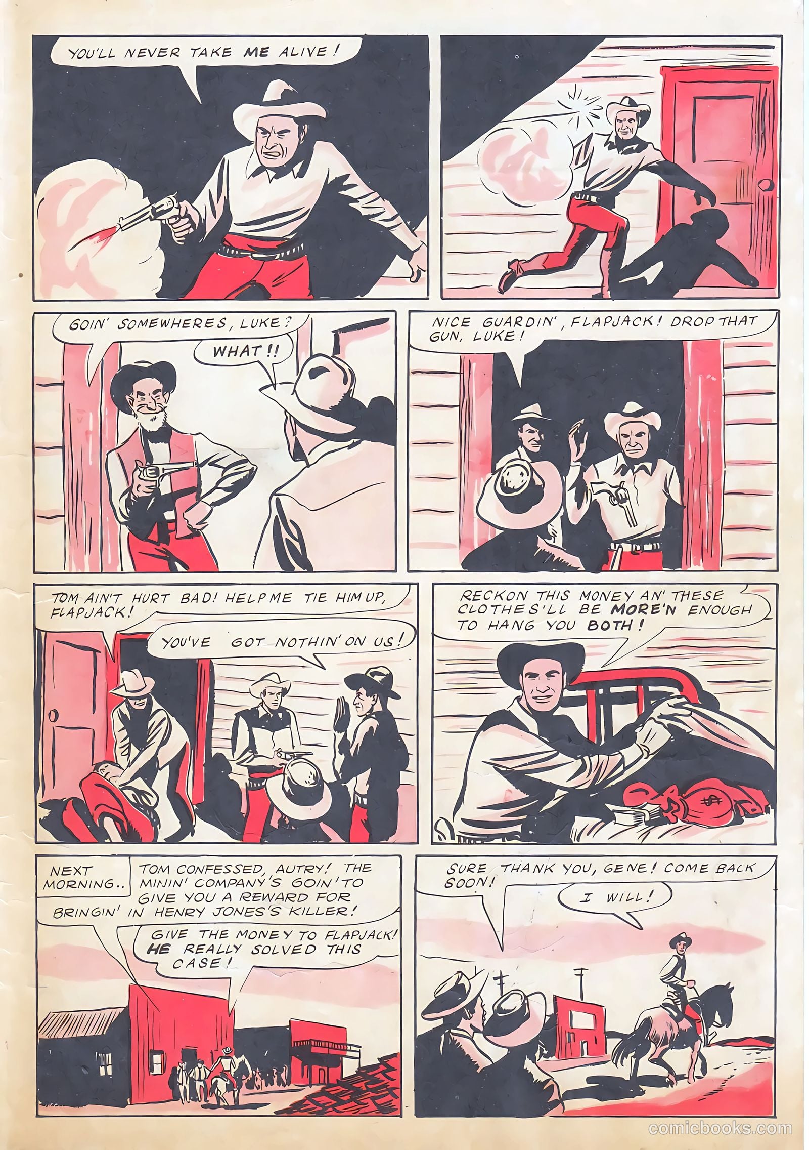 Gene Autry Comics #4 — page 51 of 52